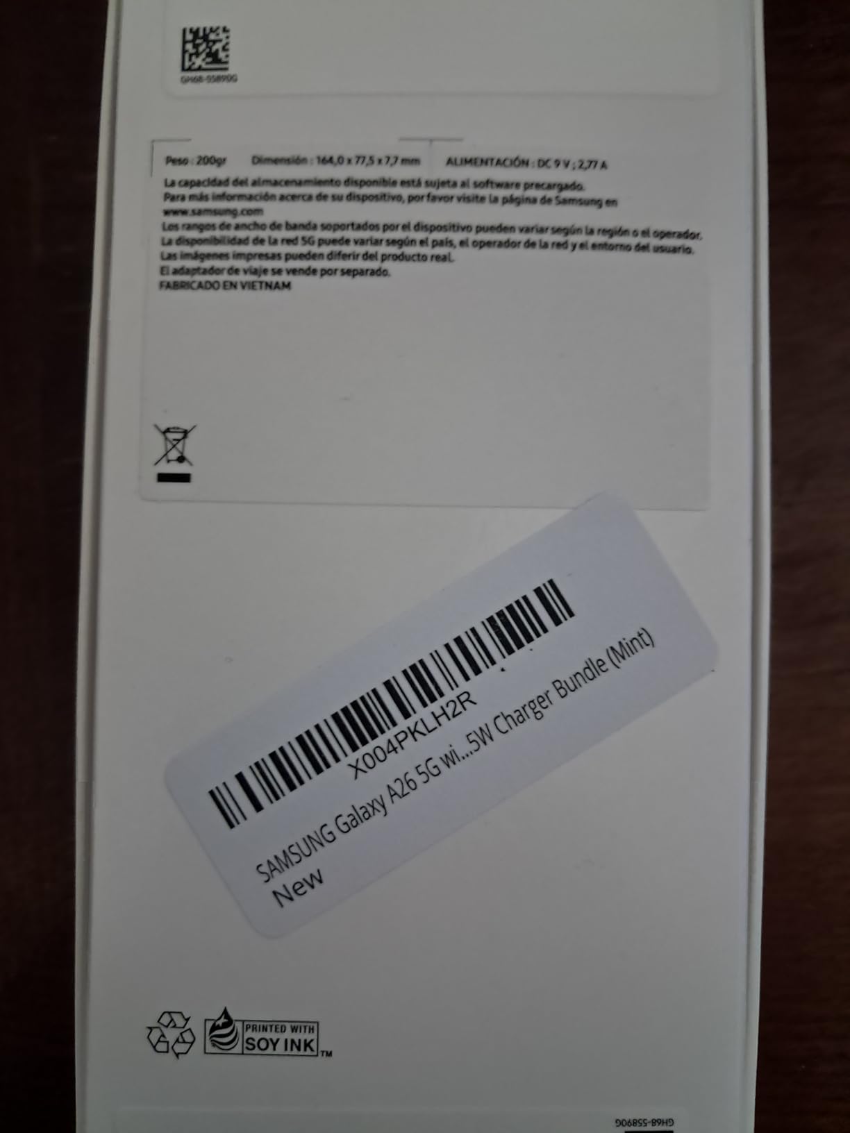 Galaxy A26 5G 2025 with AI | 256GB, 8GB, Dual SIM | 6.7 Galaxy A26 5G 2025 with AI | 256GB, 8GB, Dual SIM | 6.7