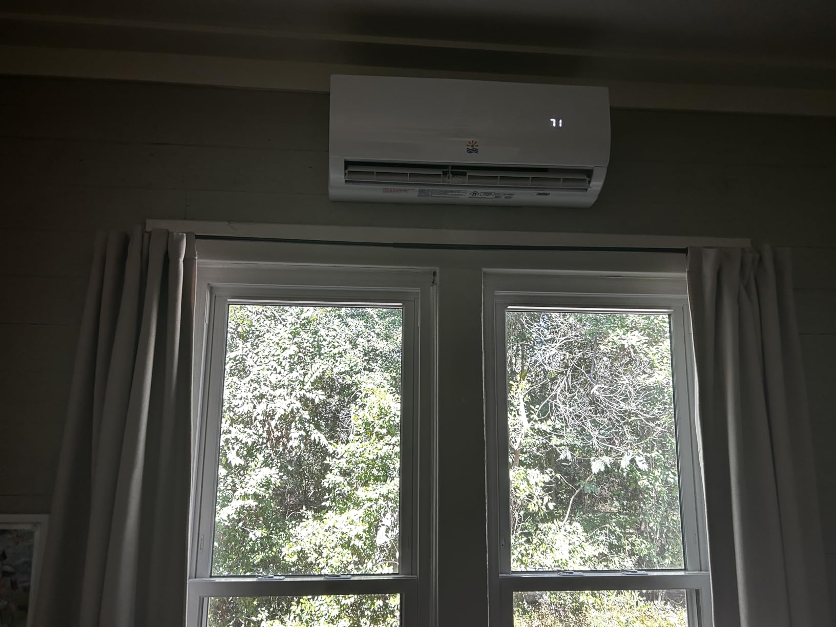 Mini Split Ac/Heating System - 12000 BTU Ductless Mini Split Air Conditioner with Heat Pump, 19 SEER2 115V Energy Efficient Ac Unit Up to 750 Sq.Ft with Installation Kit - Customer Photo 2