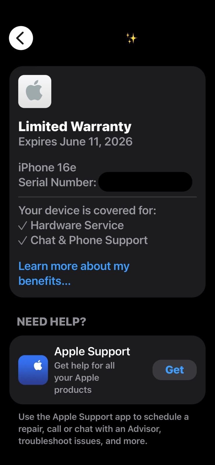 Apple iPhone 16e, 256GB, eSIM, Black - Unlocked (Renewed) Customer Review Apple iPhone 16e, 256GB, eSIM, Black - Unlocked (Renewed) - Customer Photo 1