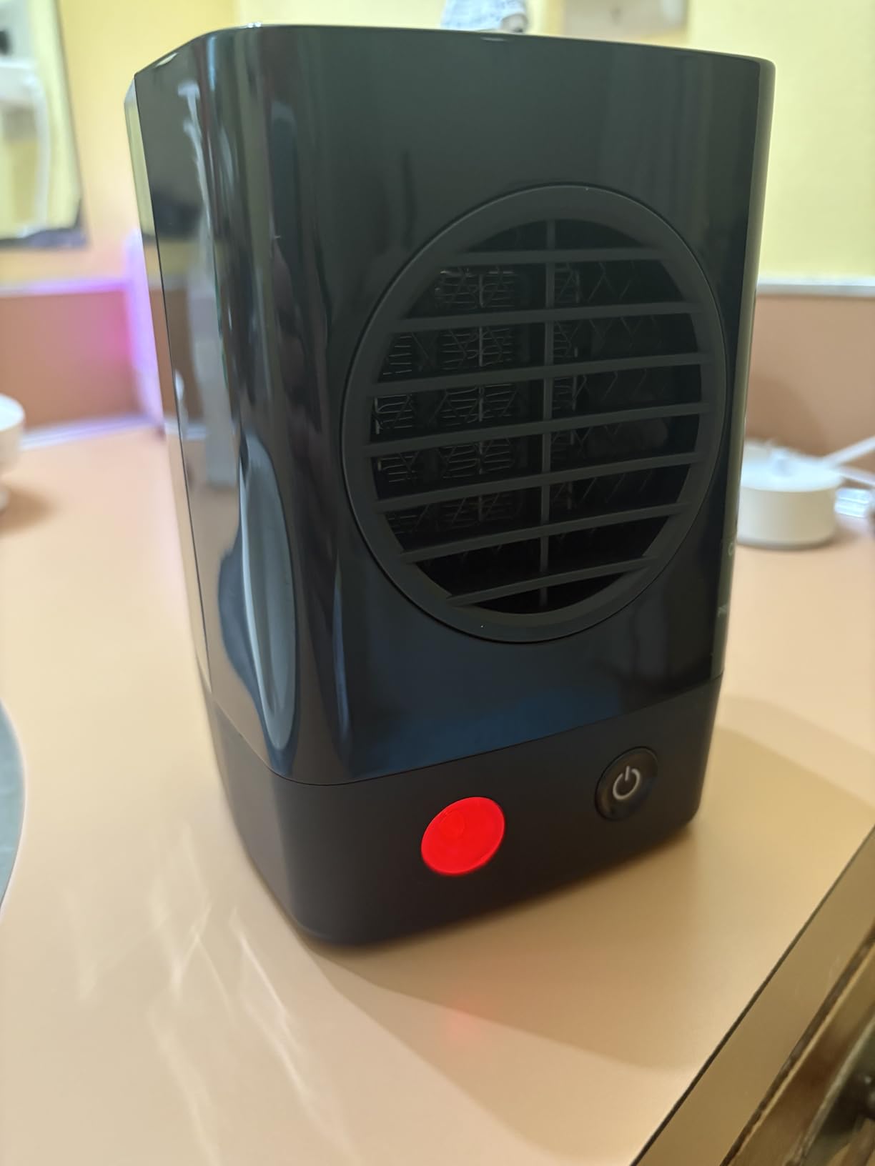Lasko MyHeat Mini Personal Ceramic Space Heater for Home, Energy Efficient, Overheat Protection for Bedrooms, Offices, 6.2 Inches, 400W, Black, 200 - Customer Photo 1