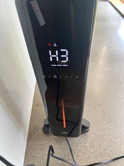 Dreo Oil Filled Radiator Heater for Indoor Use, 8 Safety Protection, 1500W Electric Heaters for Large Room, 8 Fins, with Remote, 4 Modes, Digital Thermostat, 24H Timer, Quiet - Customer Photo 2