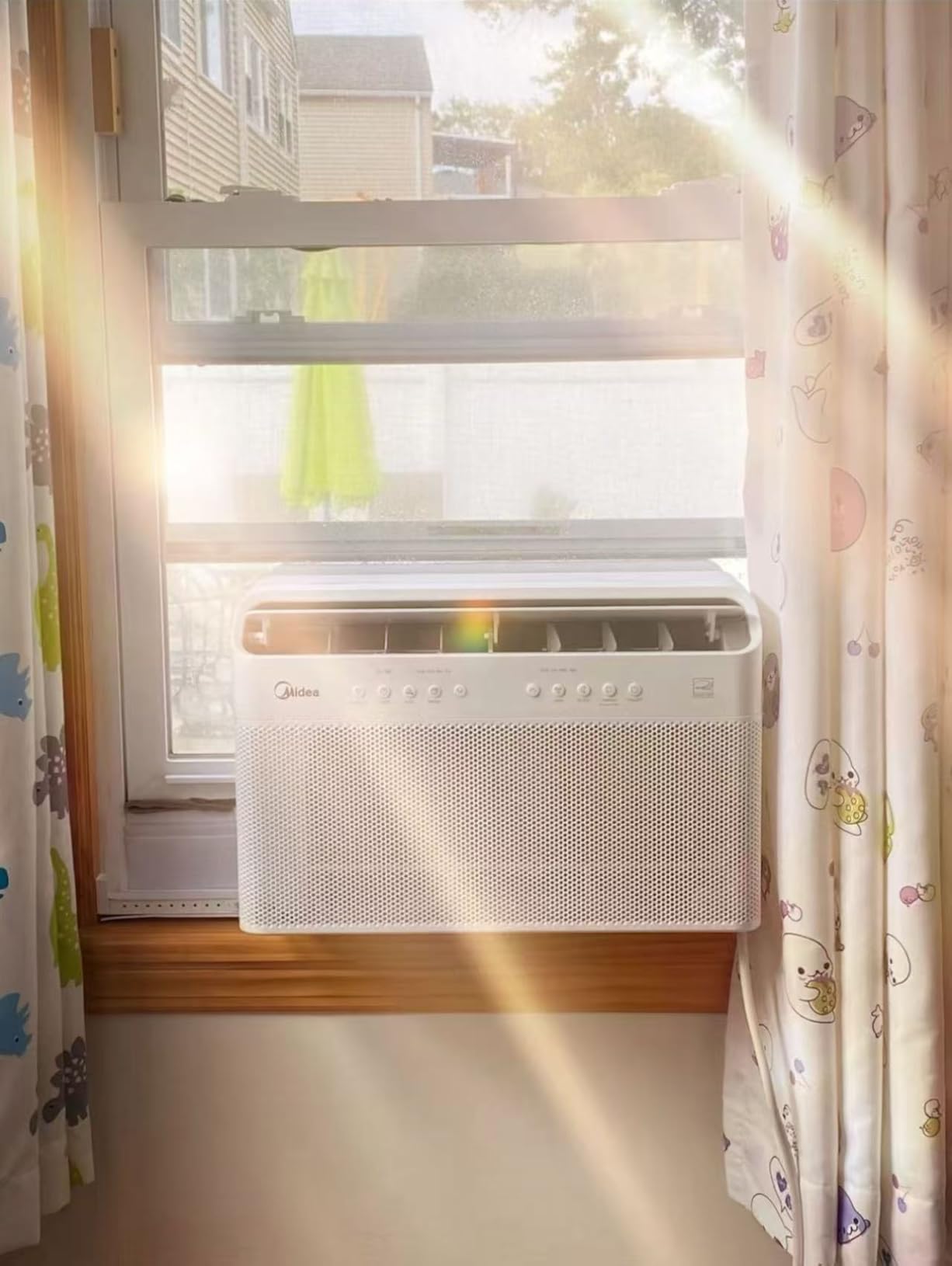 Midea 10,000 BTU U Shaped Smart Inverter Window Air Conditioner - Cools 450 Sq Ft, Ultra Quiet with Open Window Flexibility - Alexa/Google Assistant Compatible - 35% Energy Savings, Remote (Updated) - Customer Photo 3