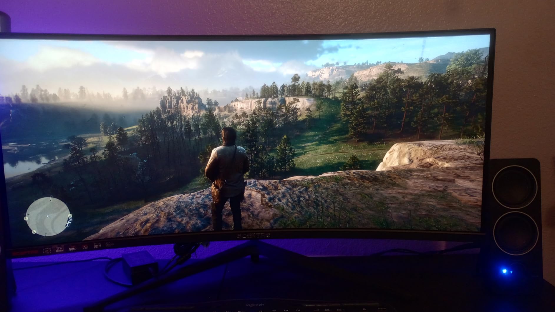 Sceptre New 34-Inch Curved Ultrawide WQHD Monitor 3440 x 1440 R1500 up to 180+Hz/165Hz DisplayPort x2 100% sRGB 1ms Picture by Picture, Build-in Speakers Machine Black 2026 (C345B-QUT168 Series) - Customer Photo 2