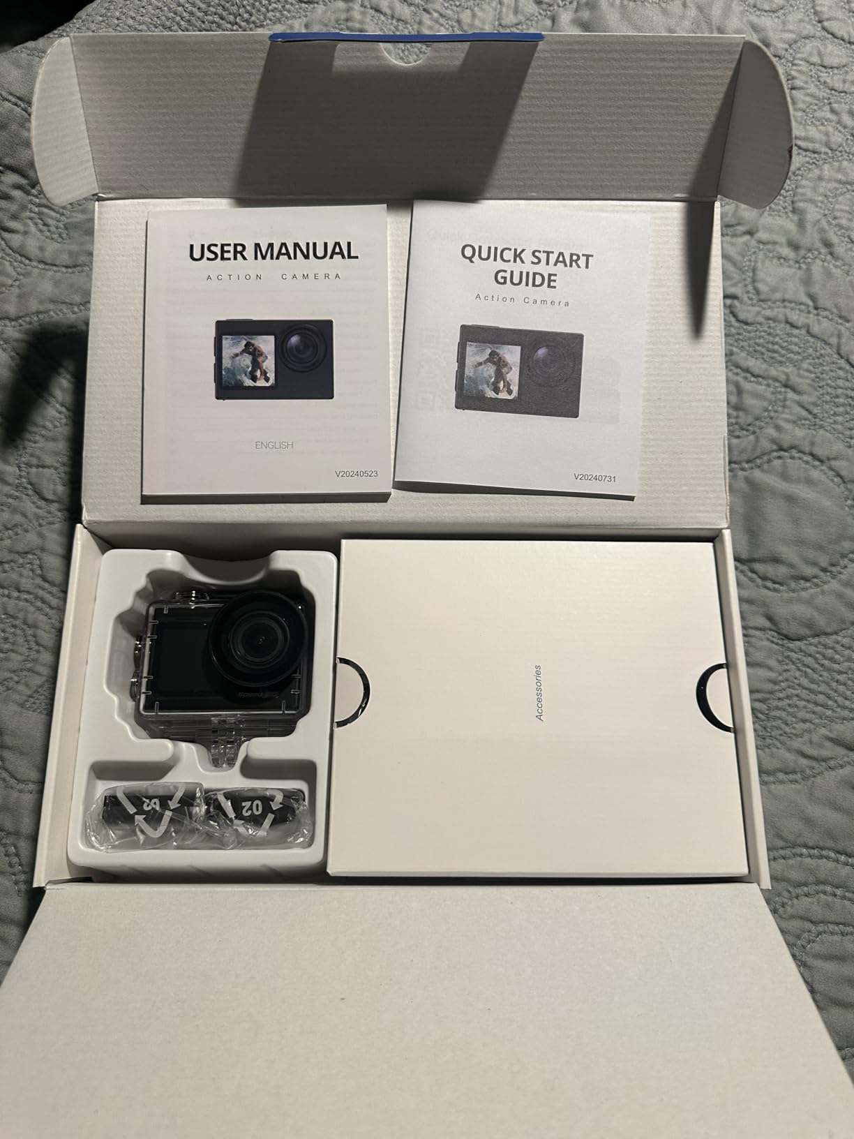 Action Camera 4K 60FPS with Touch Screen 20MP Waterproof Camera Underwater 131FT with EIS for Snorkeling Helmet Bike 170° Wide Angle Remote WiFi 5XZoom Customer Review Action Camera 4K 60FPS with Touch Screen 20MP Waterproof Camera Underwater 131FT with EIS for Snorkeling Helmet Bike 170° Wide Angle Remote WiFi 5XZoom - Customer Photo 3