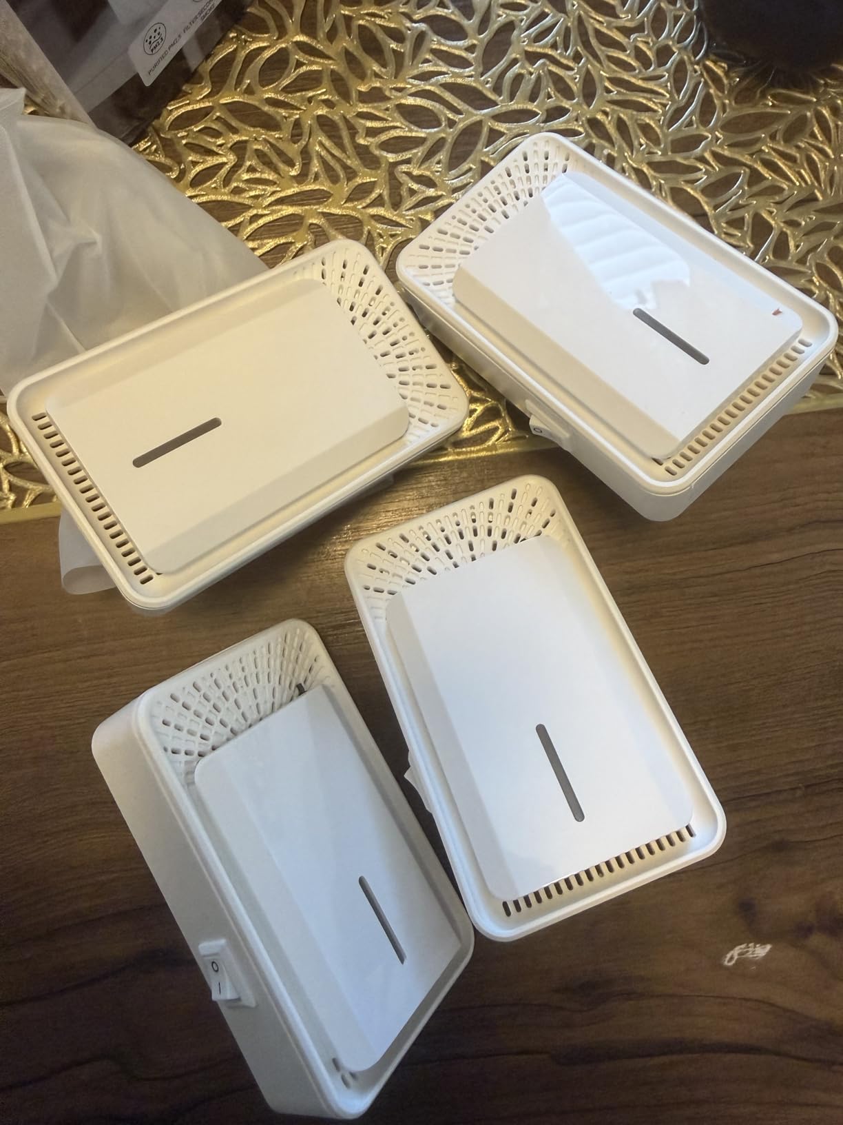 Plug In Air Ionizers - 4Pack Negative Ion Technology Air Purifier, Quiet Mini Air Freshener for Home, Bedroom, Office, Basement - Portable Air Purifiers for Odor, Dust, Smoke, Pets Smell - Customer Photo 1