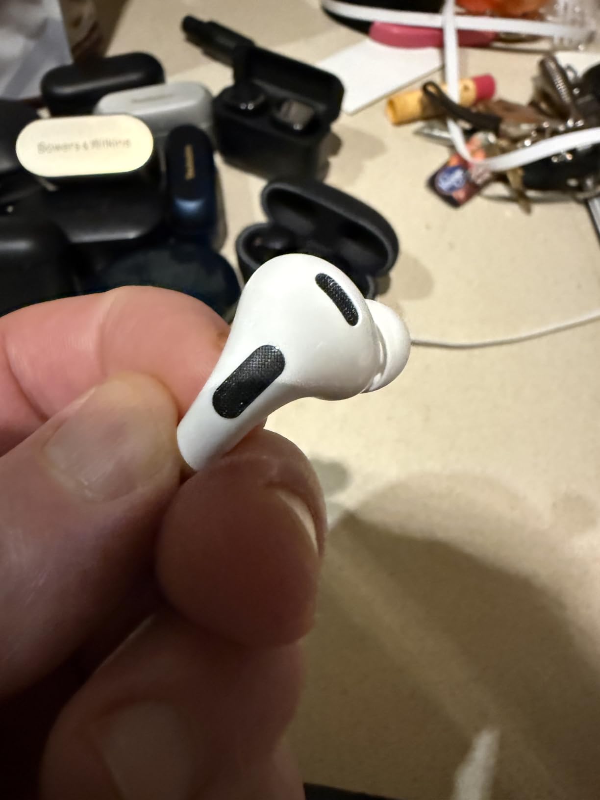 Apple AirPods Pro 3 Wireless Earbuds, Active Noise Cancellation, Live Translation, Heart Rate Sensing, Hearing Aid Feature, Bluetooth Headphones, Spatial Audio, High-Fidelity Sound, USB-C Charging - Customer Photo 2