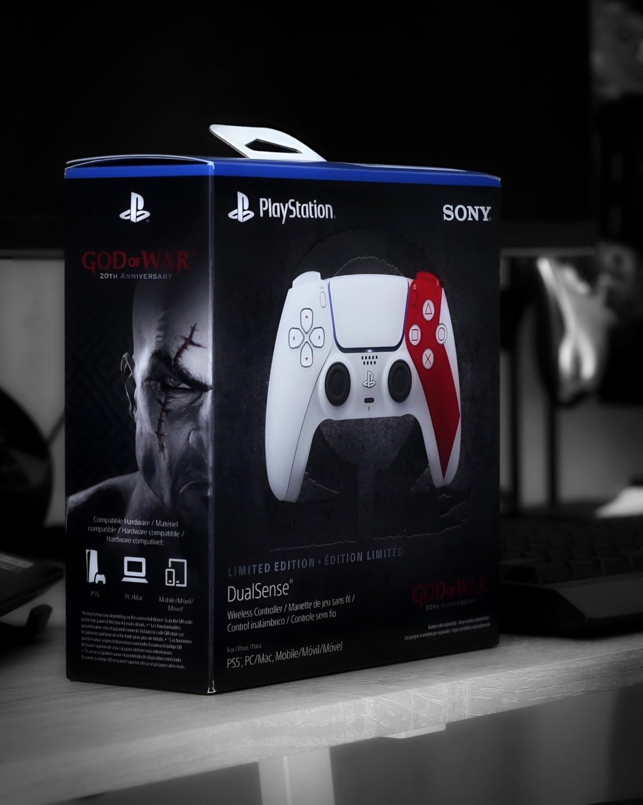 PlayStation DualSense® Wireless Controller – God of War™ 20th Anniversary Limited Edition Customer Review PlayStation DualSense® Wireless Controller – God of War™ 20th Anniversary Limited Edition - Customer Photo 1