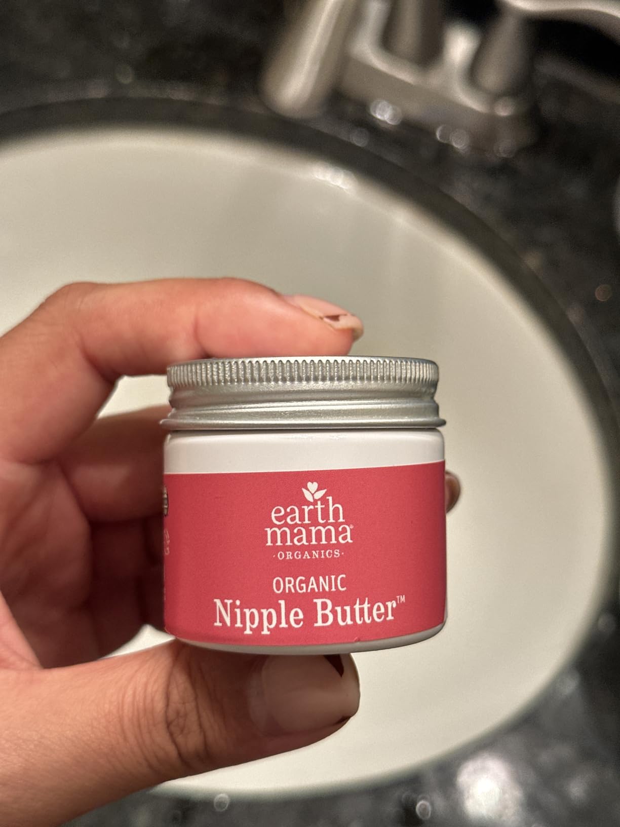 Earth Mama Organic Nipple Butter™ | Nipple Cream Safe for Breastfeeding | Postpartum Essentials for Nursing | Non Lanolin Nipple Cream, 2-Fluid Ounce - Customer Photo 2