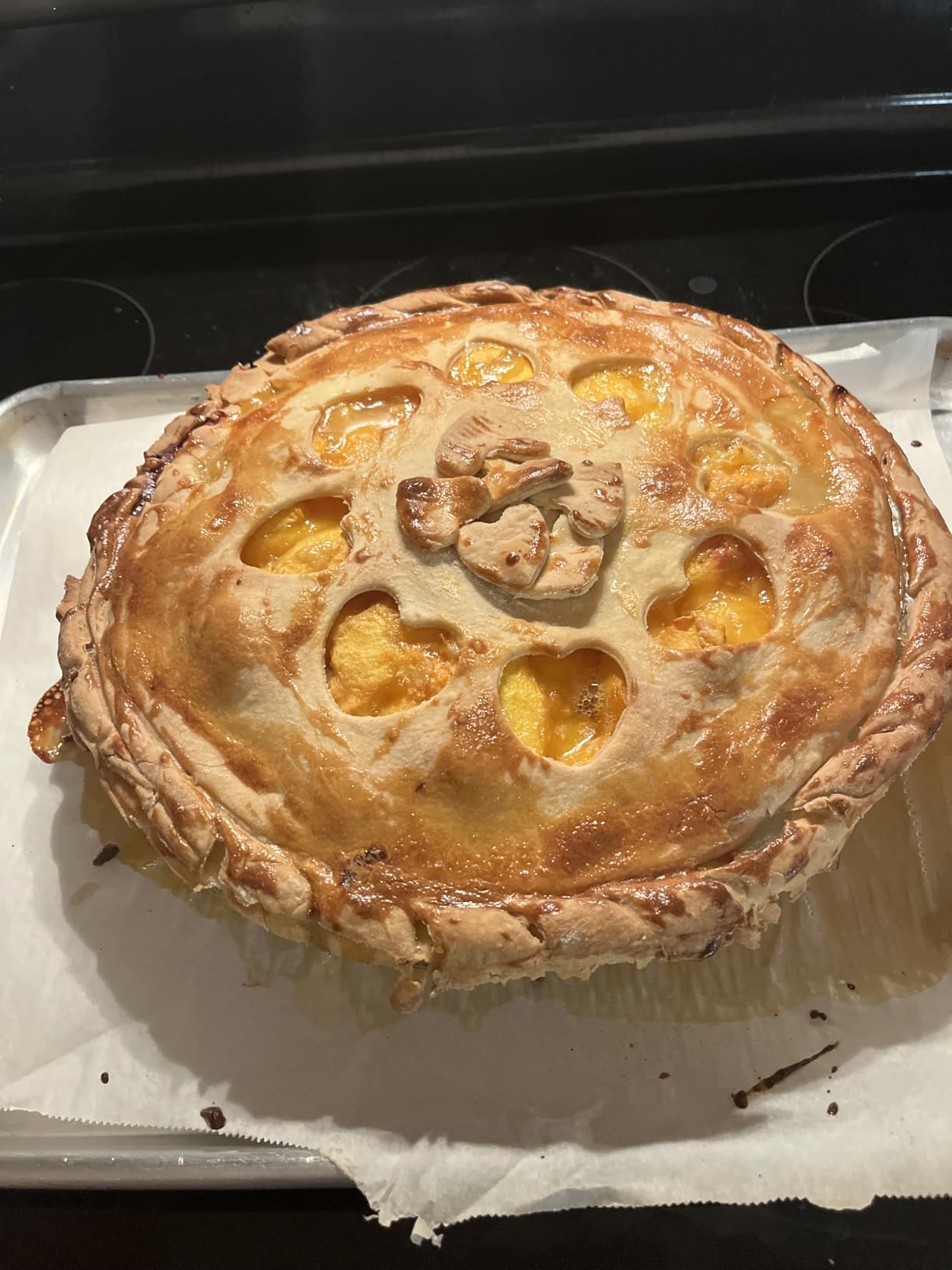 Nordic Ware Lattice & Hearts Pie Top Cutter Customer Review Nordic Ware Lattice & Hearts Pie Top Cutter - Customer Photo 1