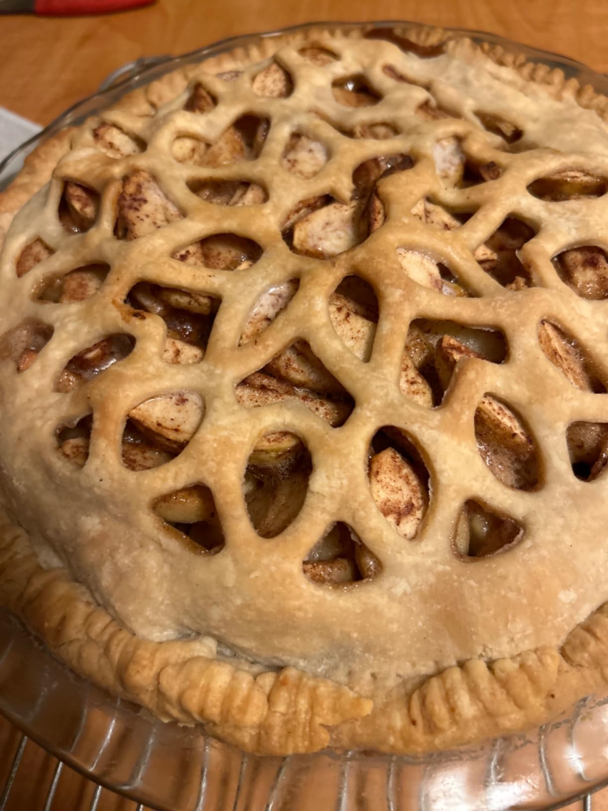 Nordic Ware Lattice & Hearts Pie Top Cutter Customer Review Nordic Ware Lattice & Hearts Pie Top Cutter - Customer Photo 2