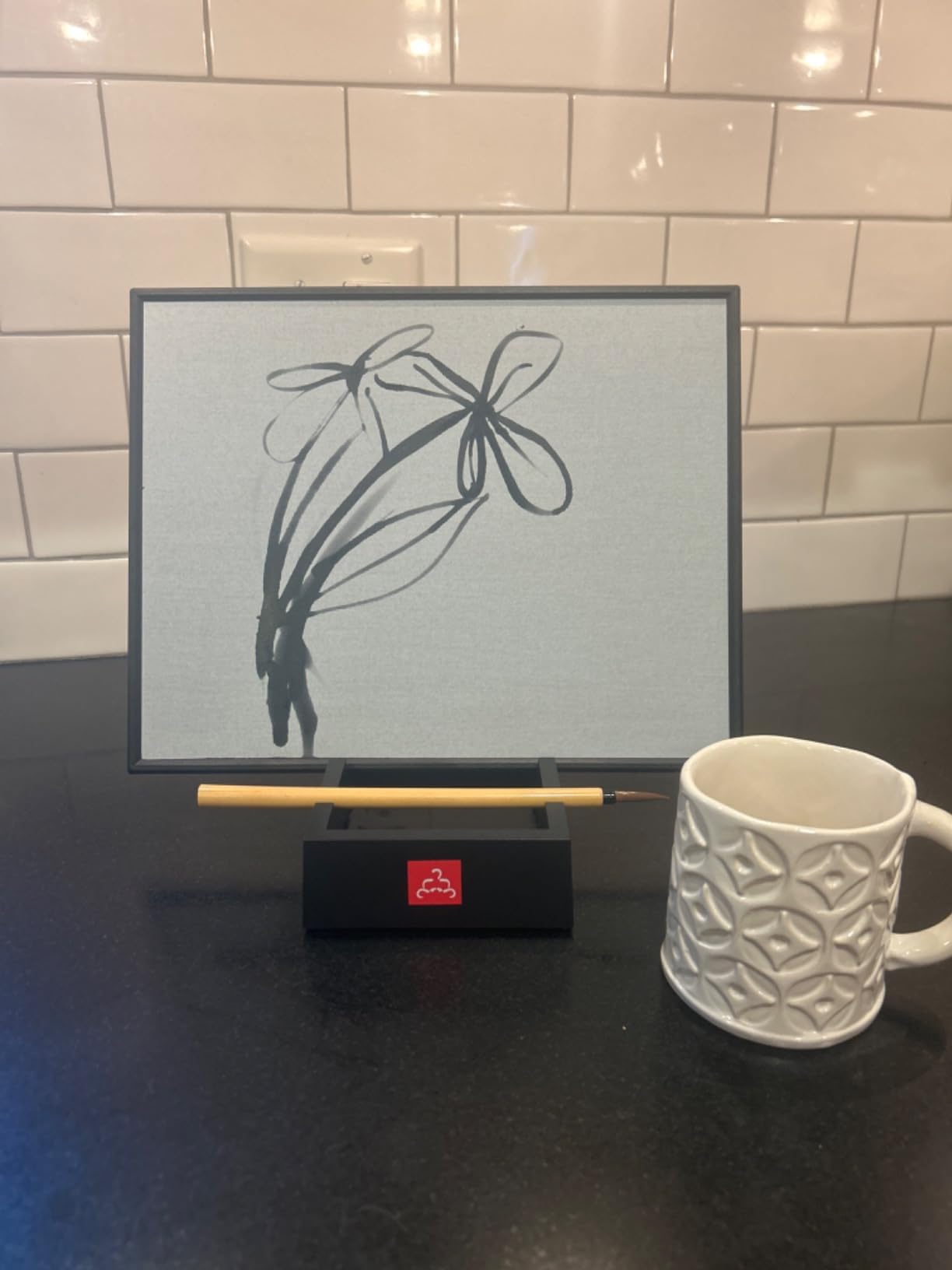 Buddha Board – The Original Water Painting Board for Mindfulness & Creativity – Unique Gift for Artists, Adults & Kids – Mess-Free Zen Art Supplies Customer Review Buddha Board – The Original Water Painting Board for Mindfulness & Creativity – Unique Gift for Artists, Adults & Kids – Mess-Free Zen Art Supplies - Customer Photo 1