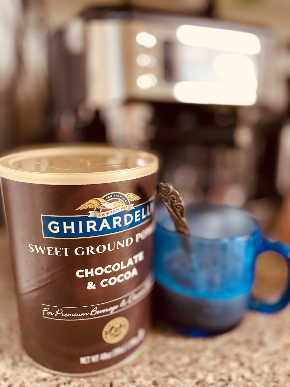 Ghirardelli Sweet Ground Chocolate and Cocoa | 3 lb. | Baking & Desserts Customer Review Ghirardelli Sweet Ground Chocolate and Cocoa | 3 lb. | Baking & Desserts - Customer Photo 1