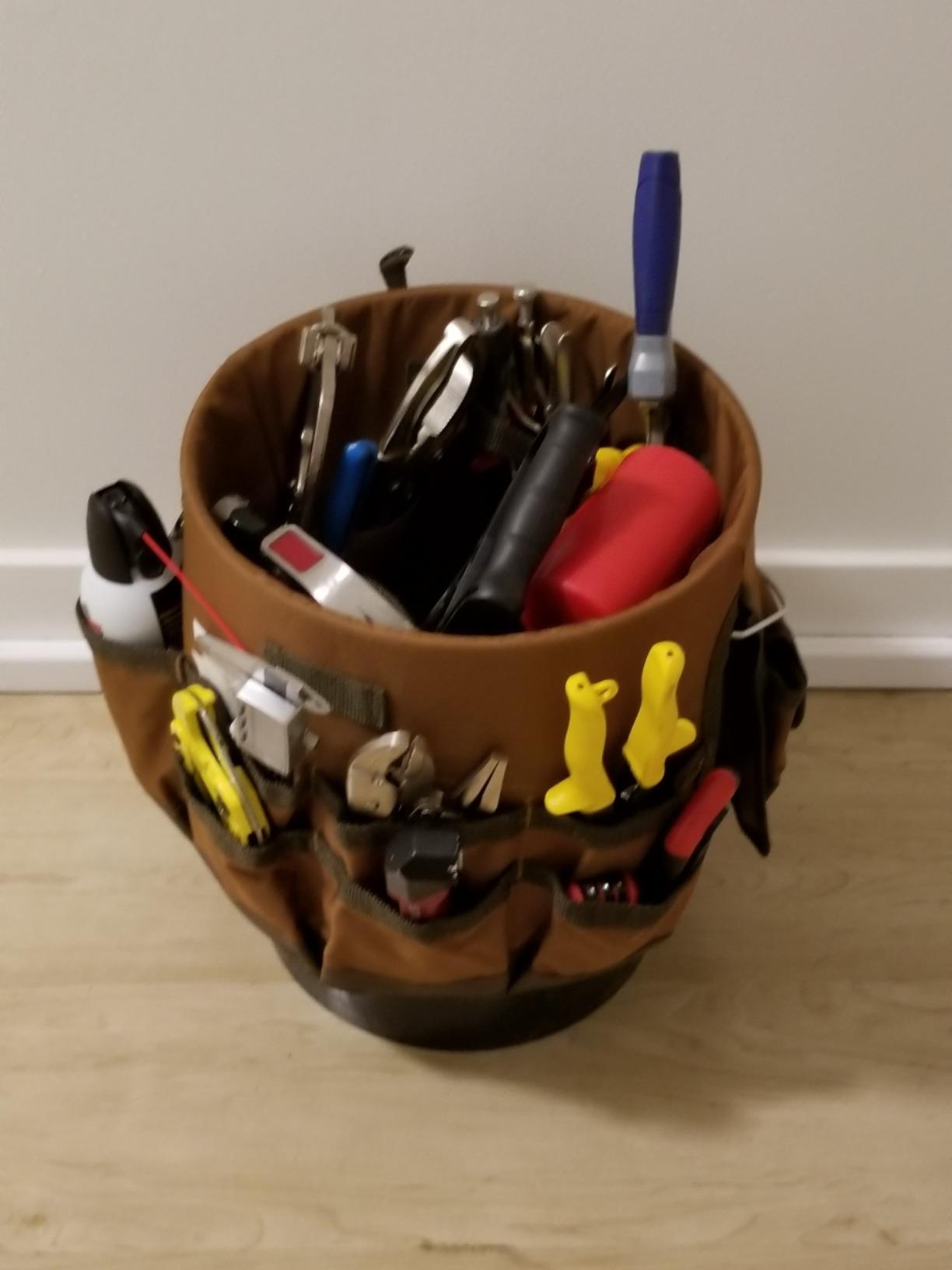 Bucket Boss The Bucketeer Bucket Tool Organizer in Brown, 10030 Customer Review Bucket Boss The Bucketeer Bucket Tool Organizer in Brown, 10030 - Customer Photo 2