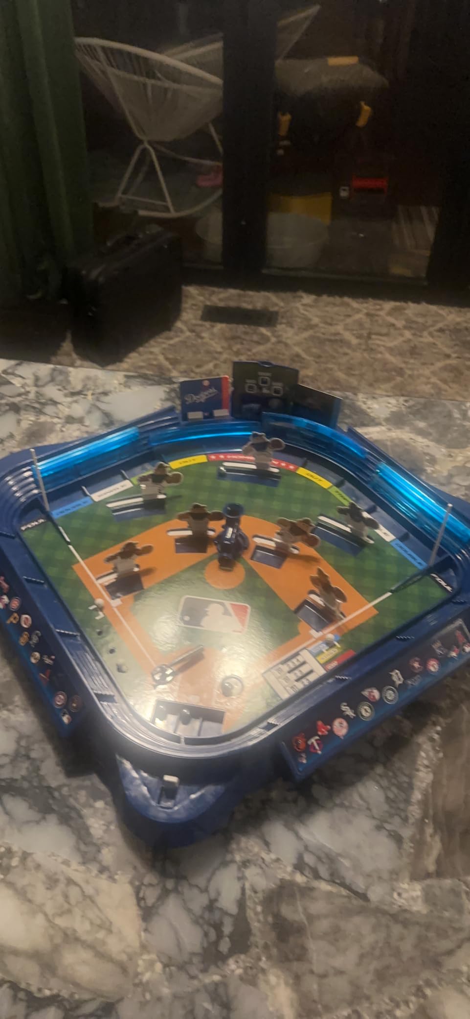 MLB Slammin' Sluggers Magnetic Baseball Tabletop Game – 2-Player Board Game with 20 MLB Slammin' Sluggers Magnetic Baseball Tabletop Game – 2-Player Board Game with 20