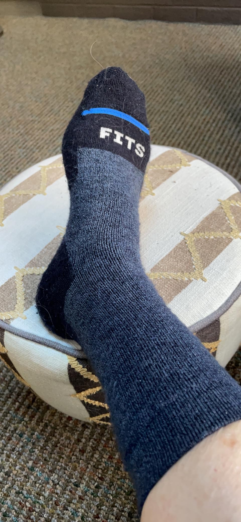 FITS Original Full Cushion Crew Socks, Merino Wool Hiking Socks for Rocky Trails, Camping and Travel Shoes Customer Review FITS Original Full Cushion Crew Socks, Merino Wool Hiking Socks for Rocky Trails, Camping and Travel Shoes - Customer Photo 1