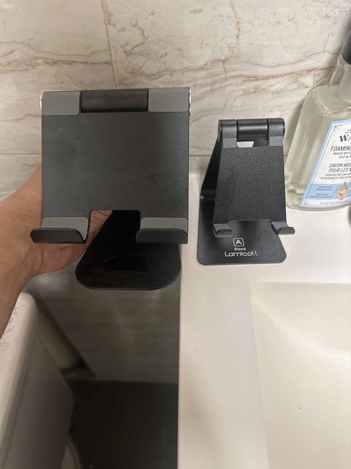 Lamicall Tablet Stand, Adjustable Tablet Holder - Desktop Stand Dock Holder Compatible with 4-13 Lamicall Tablet Stand, Adjustable Tablet Holder - Desktop Stand Dock Holder Compatible with 4-13