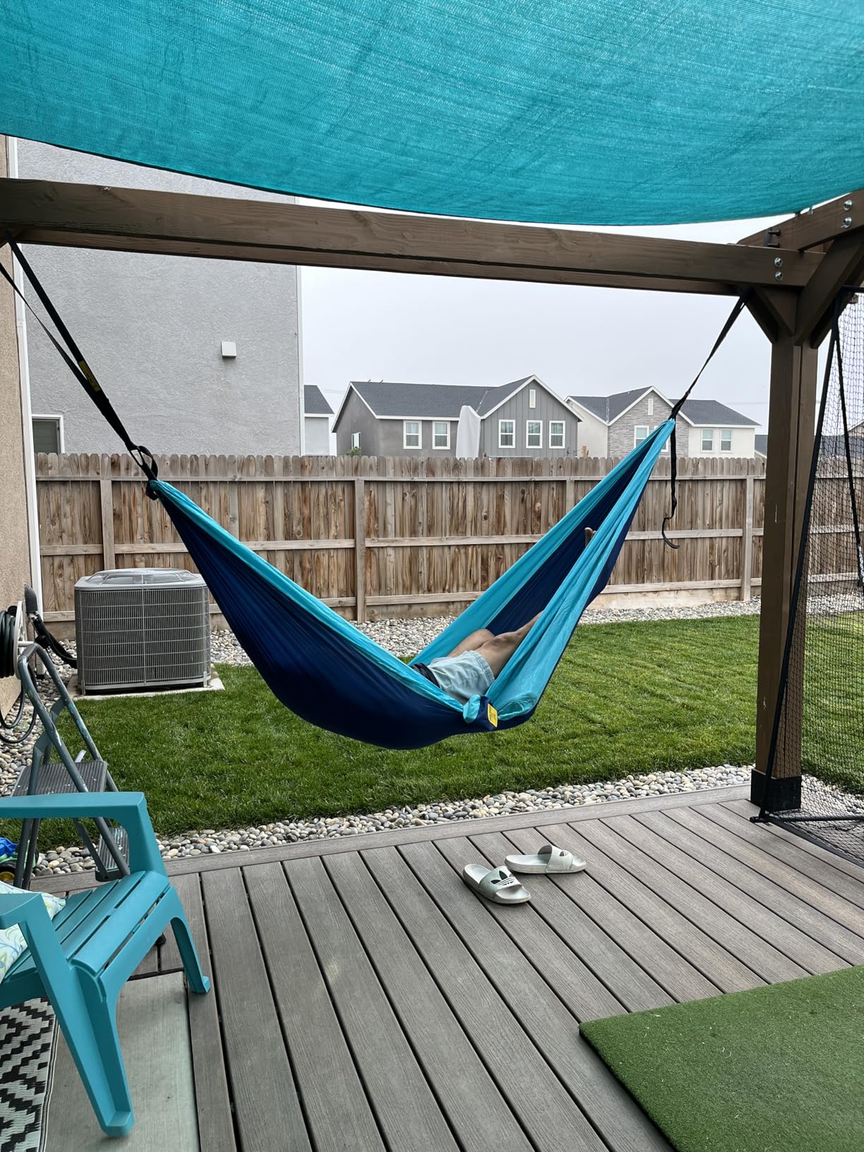 Wise Owl Outfitters Camping Hammock – 500lbs Portable Hammock with Tree Straps - Travel, Backpacking, Hiking, Outdoors Camping Gear - Single or Double Customer Review Wise Owl Outfitters Camping Hammock – 500lbs Portable Hammock with Tree Straps - Travel, Backpacking, Hiking, Outdoors Camping Gear - Single or Double - Customer Photo 1