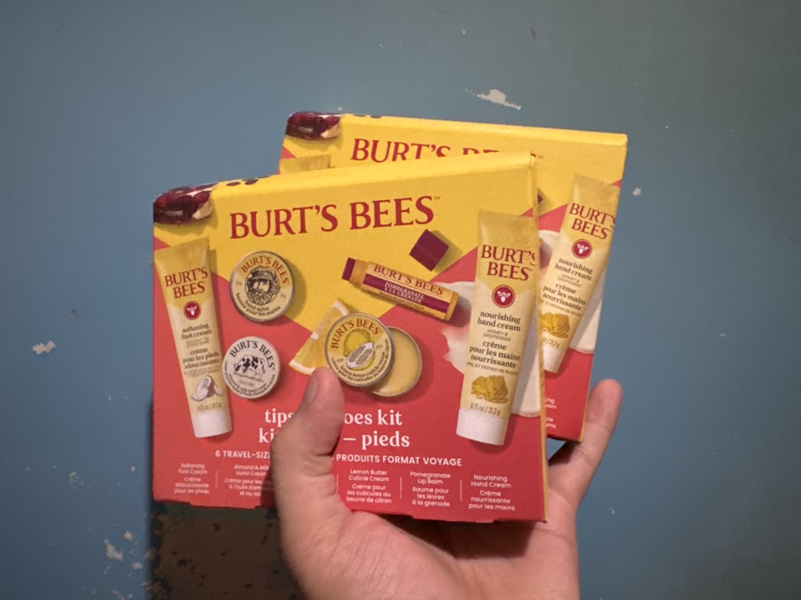 Burt's Bees Pregnancy Essentials Christmas Gifts Set, 3 Baby Shower Products & Must Have Baby Registry Items, Nourishing Skincare for Mom to be - Mama Belly Butter, Original Lip Balm, Leg & Foot Cream Customer Review Burt's Bees Pregnancy Essentials Christmas Gifts Set, 3 Baby Shower Products & Must Have Baby Registry Items, Nourishing Skincare for Mom to be - Mama Belly Butter, Original Lip Balm, Leg & Foot Cream - Customer Photo 1