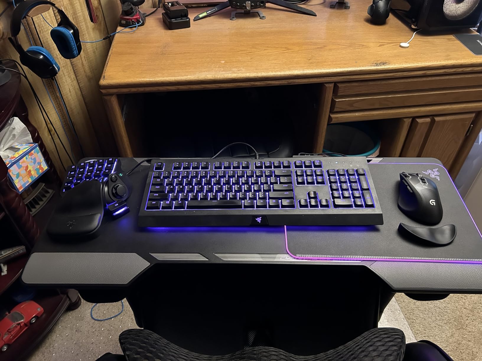 Razer Tartarus V2 Gaming Keypad: Mecha Membrane Key Switches - One Handed Keyboard - 32 Programmable Keys - Customizable Chroma RGB Lighting - Programmable Macros - Snap Tap - Black Customer Review Razer Tartarus V2 Gaming Keypad: Mecha Membrane Key Switches - One Handed Keyboard - 32 Programmable Keys - Customizable Chroma RGB Lighting - Programmable Macros - Snap Tap - Black - Customer Photo 2