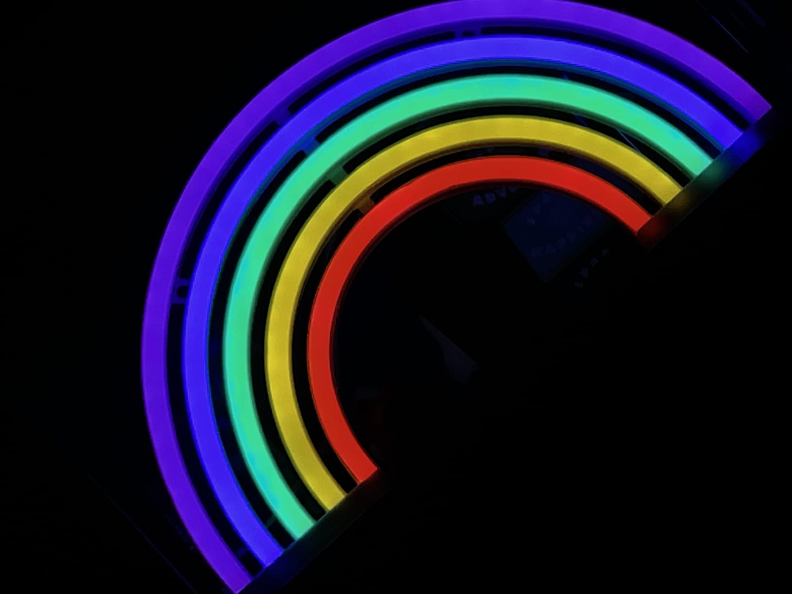 Rainbow Night Light for Kids - LED Rainbow Neon Signs for Wall Decor, Bedroom Decorations, Home Accessories, Party & Holiday Decor - Battery or USB Operated Table Night Lights Customer Review Rainbow Night Light for Kids - LED Rainbow Neon Signs for Wall Decor, Bedroom Decorations, Home Accessories, Party & Holiday Decor - Battery or USB Operated Table Night Lights - Customer Photo 2