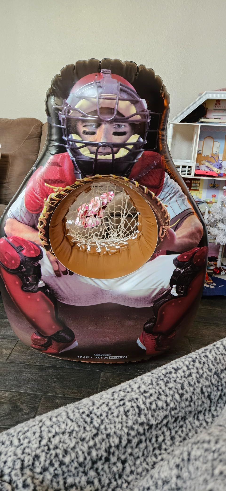 GoSports Inflataman Baseball Toss Challenge - Inflatable Catcher Strike Zone Pitching Game Customer Review GoSports Inflataman Baseball Toss Challenge - Inflatable Catcher Strike Zone Pitching Game - Customer Photo 2
