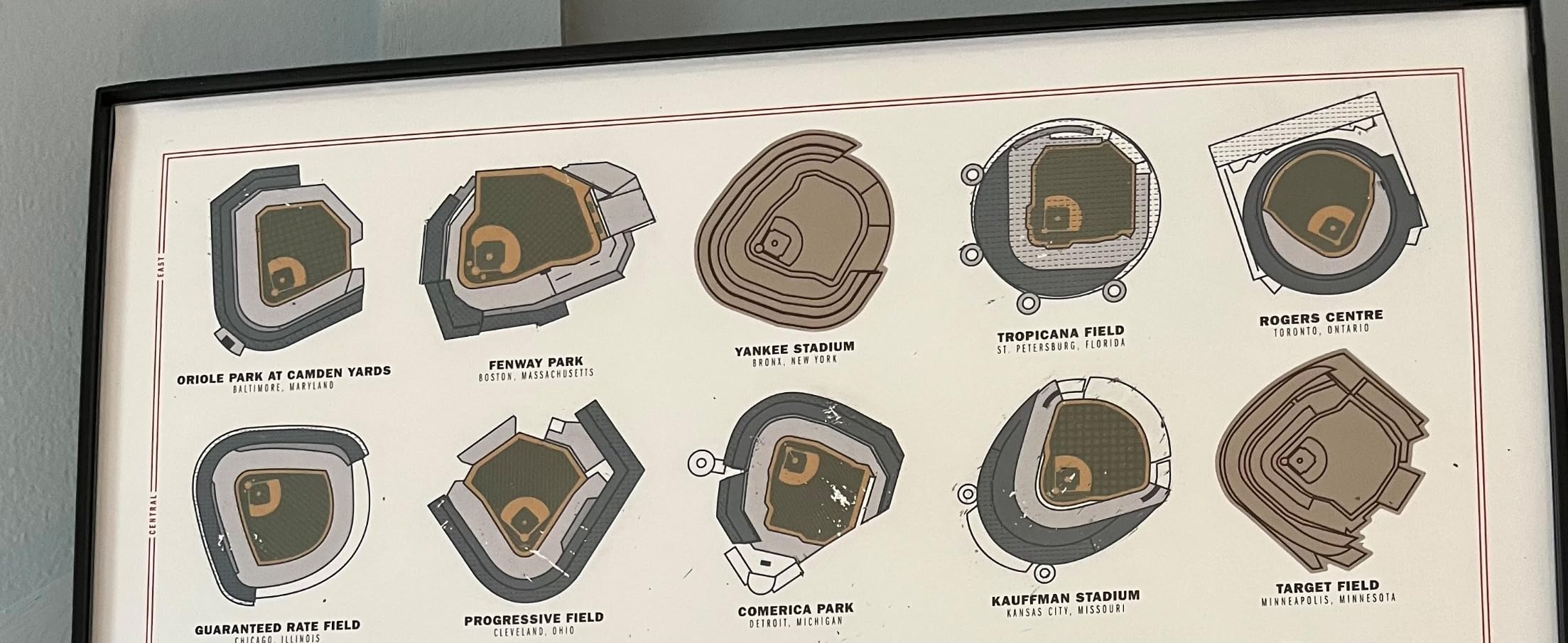 Pop Chart | Major League Ballparks Scratch-Off Poster | 12 Pop Chart | Major League Ballparks Scratch-Off Poster | 12