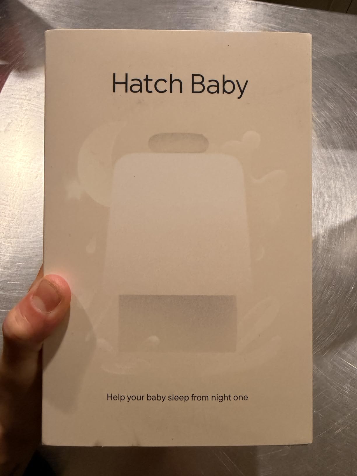Hatch Rest Baby Sound Machine, Night Light | 2nd Gen | Registry Essential, Sleep Trainer, Routine Builder, Time-to-Rise Alarm Clock, White Noise Soother, Nursery Stories, Toddler Kids Bedroom (Wi-Fi) Customer Review Hatch Rest Baby Sound Machine, Night Light | 2nd Gen | Registry Essential, Sleep Trainer, Routine Builder, Time-to-Rise Alarm Clock, White Noise Soother, Nursery Stories, Toddler Kids Bedroom (Wi-Fi) - Customer Photo 2