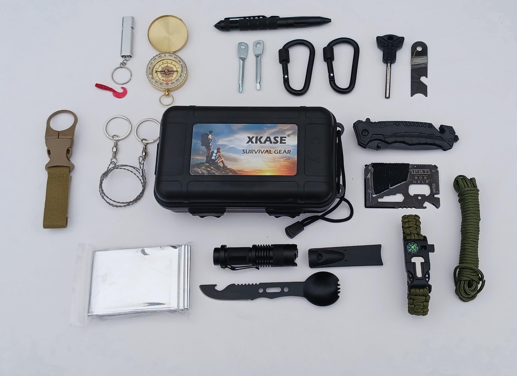 Survival Kit, Gifts for Men Dad Husband, Emergency Survival Gear and Equipment 19 in 1, Fishing Hunting Birthday for Men, Camping Accessories, Cool Gadget, Camping Essentials Customer Review Survival Kit, Gifts for Men Dad Husband, Emergency Survival Gear and Equipment 19 in 1, Fishing Hunting Birthday for Men, Camping Accessories, Cool Gadget, Camping Essentials - Customer Photo 2