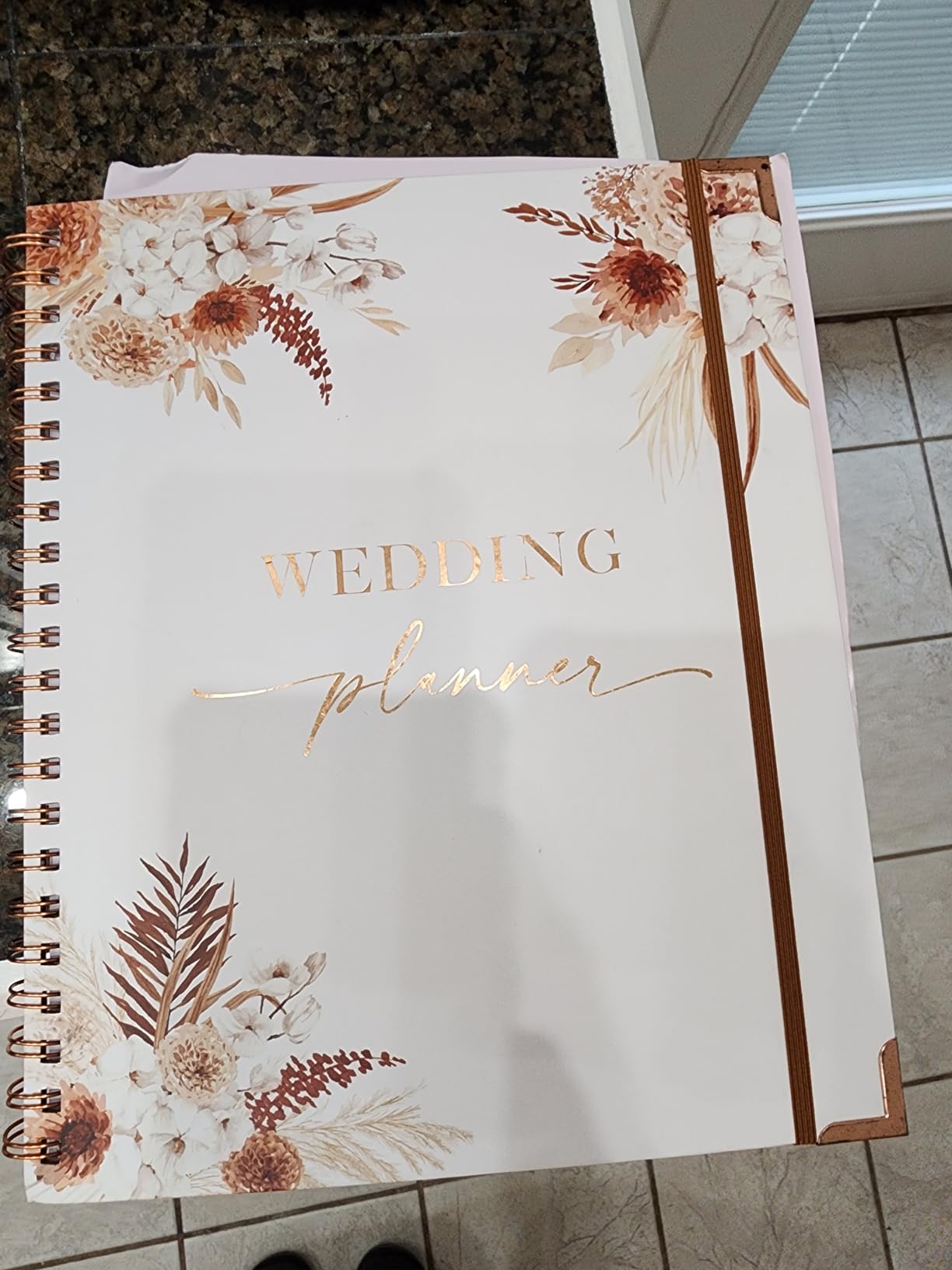 Beautiful Boho Wedding Planner Book and Organizer - Enhance Excitement and Makes Your Countdown Planning Easy - Unique Engagement Gift for Newly Engaged Couples, Future Brides and Grooms,9 X 11 inches Customer Review Beautiful Boho Wedding Planner Book and Organizer - Enhance Excitement and Makes Your Countdown Planning Easy - Unique Engagement Gift for Newly Engaged Couples, Future Brides and Grooms,9 X 11 inches - Customer Photo 1