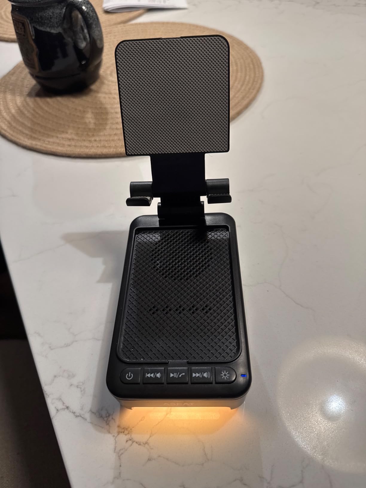 Gifts for Men Him, Cell Phone Stand with Bluetooth Speaker&Led Color Changing Light, Unique Gifts for Women Dad Her Husband, Cool Tech Gadget Wireless Speaker, Birthday Gifts for Men, Ideal Gifts Customer Review Gifts for Men Him, Cell Phone Stand with Bluetooth Speaker&Led Color Changing Light, Unique Gifts for Women Dad Her Husband, Cool Tech Gadget Wireless Speaker, Birthday Gifts for Men, Ideal Gifts - Customer Photo 2