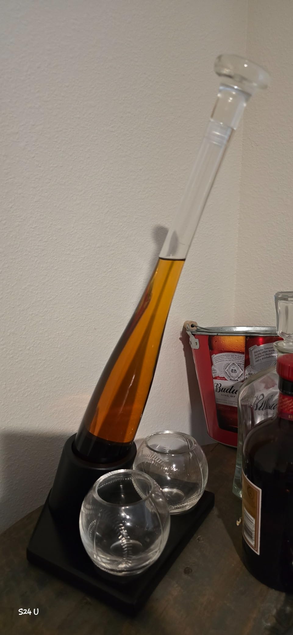 Baseball Gifts for Men, Kollea Whiskey Decanter Sets for Men, 20Oz Baseball Bat Decanter Set with 2 Glasses, Unique Birthday Gift for Dad Him Brother Guys Boyfriend Coach, for Liquor Tequila Customer Review Baseball Gifts for Men, Kollea Whiskey Decanter Sets for Men, 20Oz Baseball Bat Decanter Set with 2 Glasses, Unique Birthday Gift for Dad Him Brother Guys Boyfriend Coach, for Liquor Tequila - Customer Photo 1