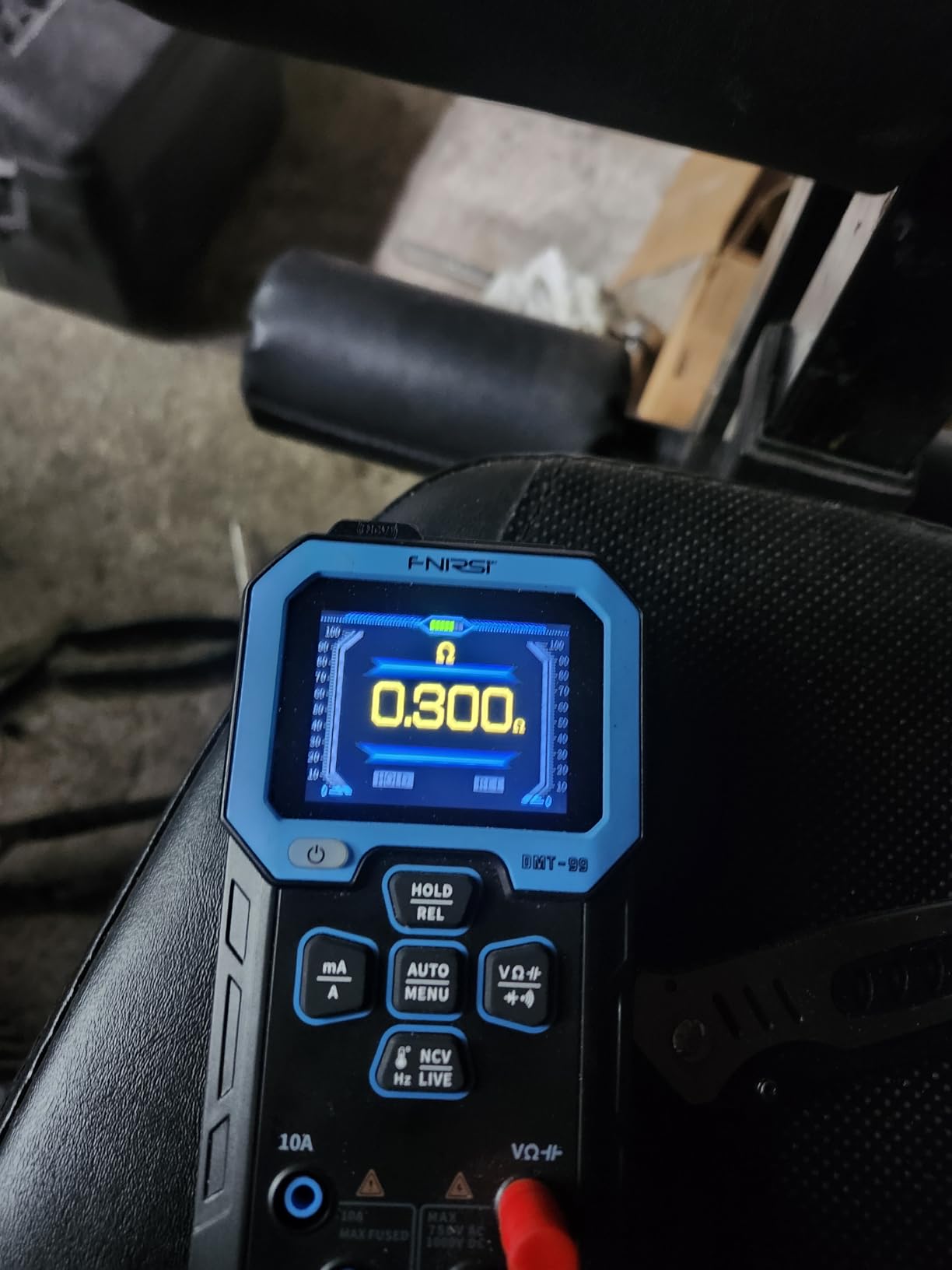 FNIRSI DMT-99 Digital Multimeter 9999 Counts TRMS, Rechargeable Auto-Ranging Volt Meter with Recording and Monitoring Data Mode, Resistance, Capacitance, Diode, Frequency, NCV, Current Voltage Tester Customer Review FNIRSI DMT-99 Digital Multimeter 9999 Counts TRMS, Rechargeable Auto-Ranging Volt Meter with Recording and Monitoring Data Mode, Resistance, Capacitance, Diode, Frequency, NCV, Current Voltage Tester - Customer Photo 1