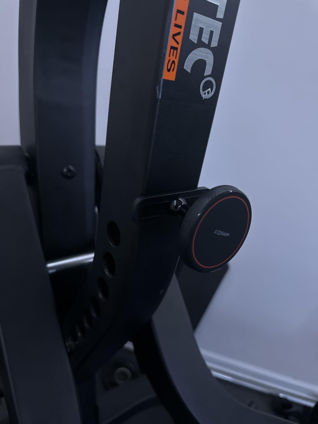Magnetic Phone Holder for Gym, Alloy Base & Ball Joint, Attach to Metal Surfaces, Dual Magnetic Phone Mount for MagSafe iPhone 12-17 Series Customer Review Magnetic Phone Holder for Gym, Alloy Base & Ball Joint, Attach to Metal Surfaces, Dual Magnetic Phone Mount for MagSafe iPhone 12-17 Series - Customer Photo 2
