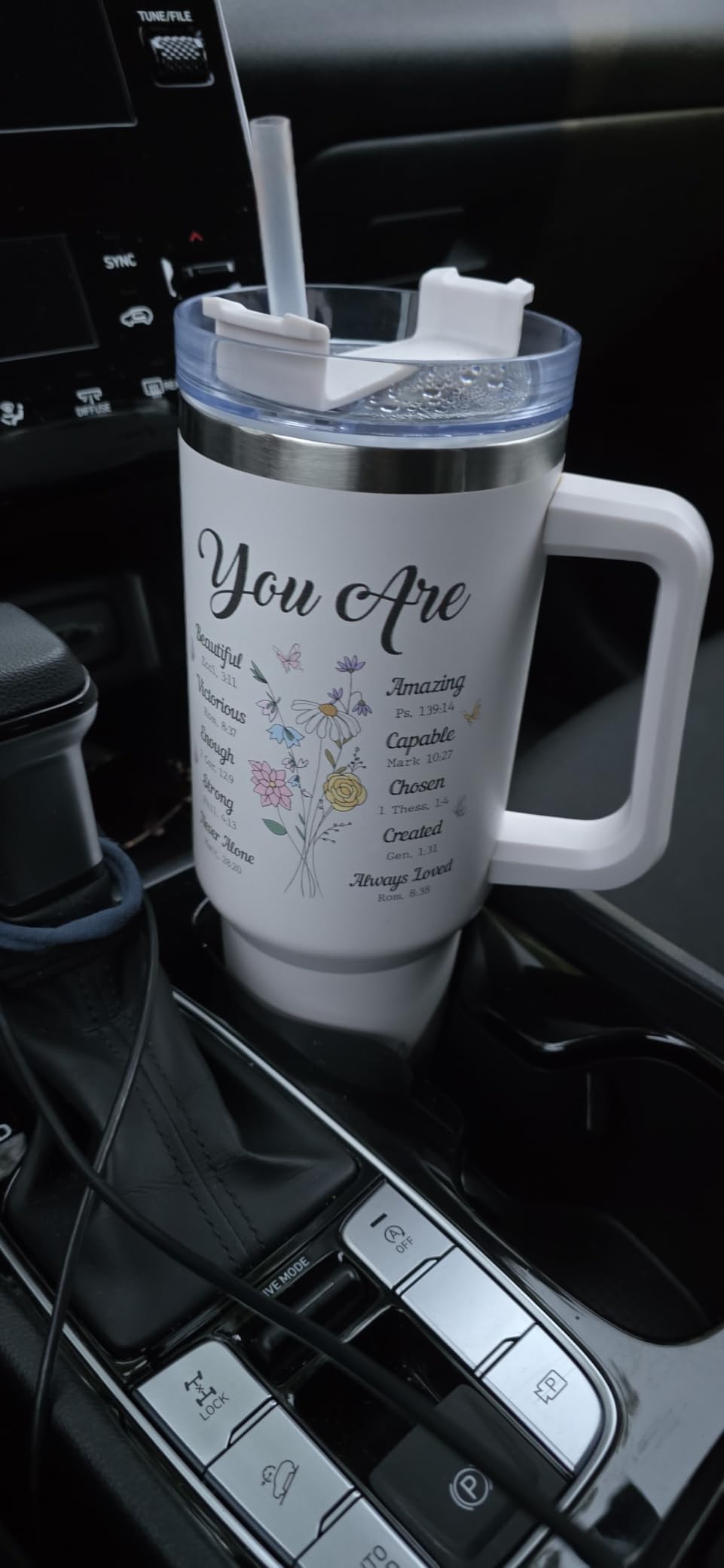 SANDJEST Leaving Job Gifts for Coworkers Tumbler 40oz Stainless Steel with Handle and Straw, Farewell & New Job Gifts for Colleagues Customer Review SANDJEST Leaving Job Gifts for Coworkers Tumbler 40oz Stainless Steel with Handle and Straw, Farewell & New Job Gifts for Colleagues - Customer Photo 2