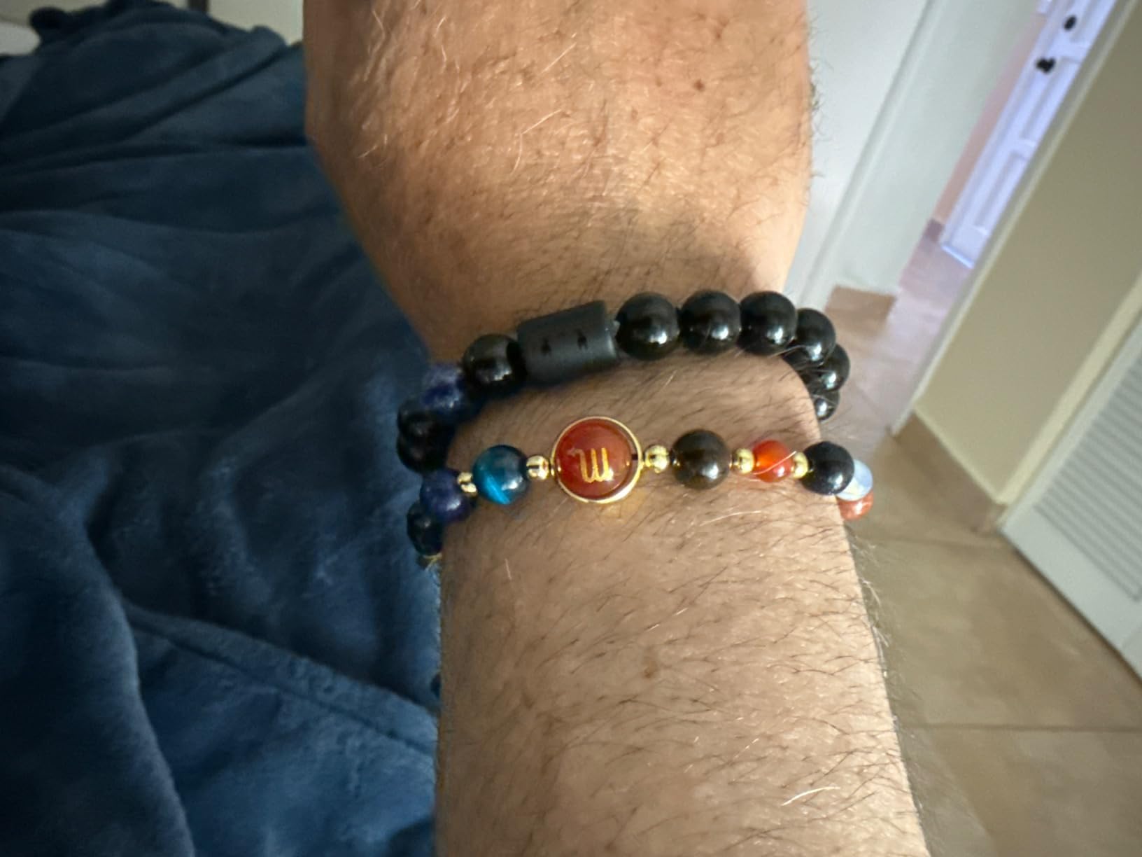 Zodiac Bracelets for Women Men,12 Constellations Healing Crystal Stone Beads Bracelet Birthday Zodiac Gifts Horoscope Spiritual Jewelry Bracelet Gifts Customer Review Zodiac Bracelets for Women Men,12 Constellations Healing Crystal Stone Beads Bracelet Birthday Zodiac Gifts Horoscope Spiritual Jewelry Bracelet Gifts - Customer Photo 3