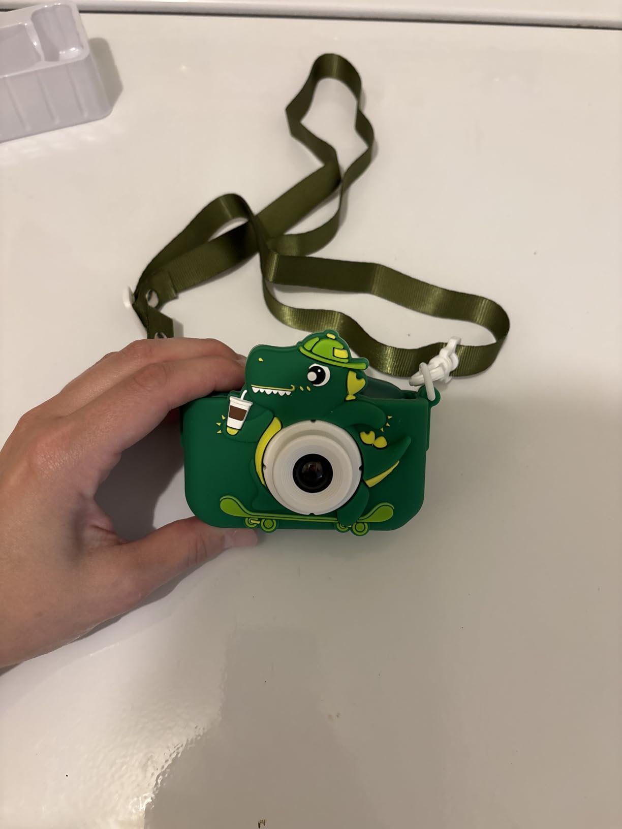 Dwfit Upgrade Selfie Kids Camera, Christmas Birthday Gifts for Boys Girls Age 3-12, HD Kids Digital Video Cameras for Toddler with Cartoon Soft Silicone Cover, Portable Toy for 3 4 5 6 7 8 Years Old Customer Review Dwfit Upgrade Selfie Kids Camera, Christmas Birthday Gifts for Boys Girls Age 3-12, HD Kids Digital Video Cameras for Toddler with Cartoon Soft Silicone Cover, Portable Toy for 3 4 5 6 7 8 Years Old - Customer Photo 1