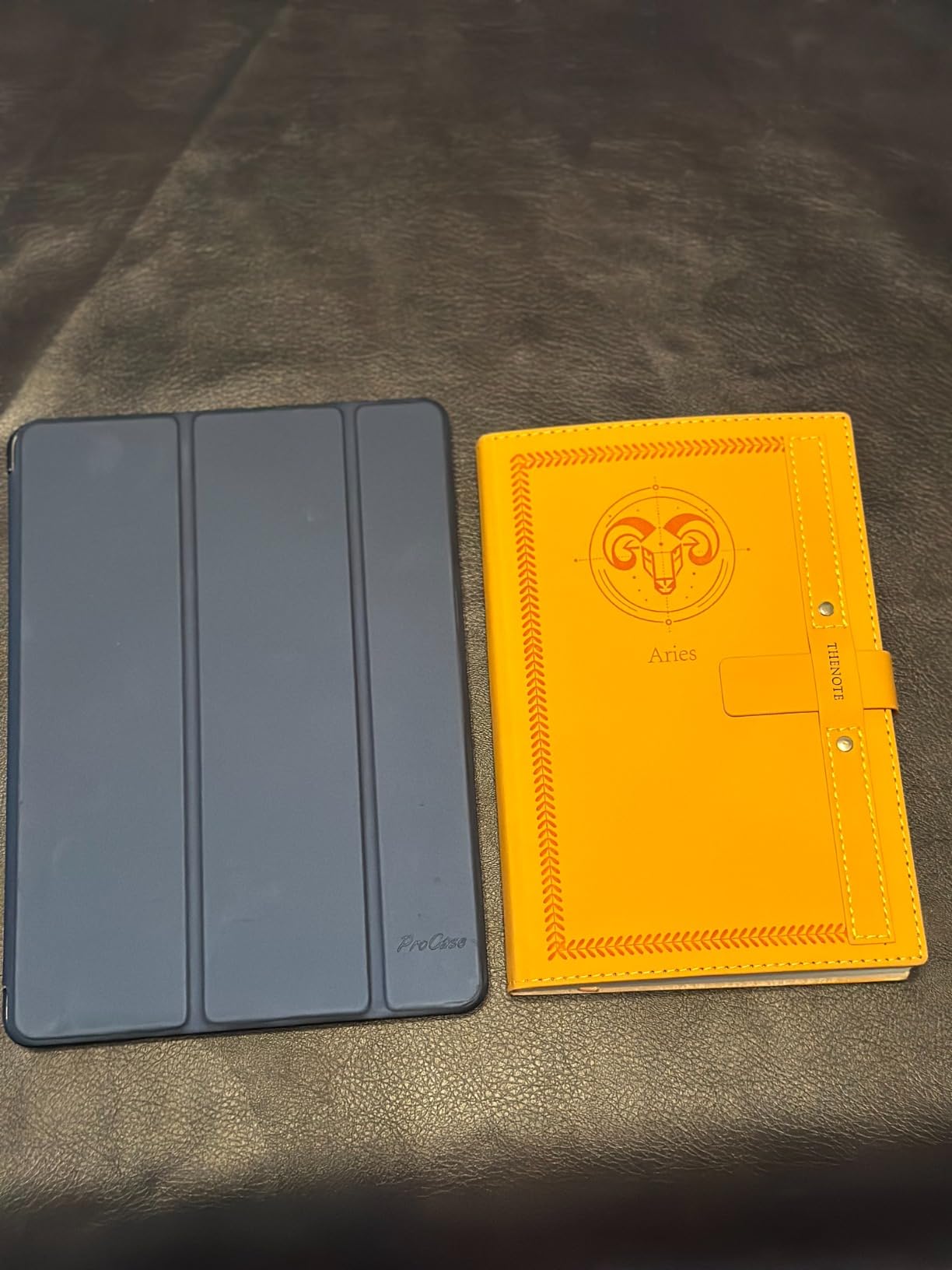 Aries Gifts for Women & Men, A5 Leather Journal Hardcover Notebook with Greeting Card - Unique Zodiac Gifts for Birthdays, Anniversaries, Holidays Customer Review Aries Gifts for Women & Men, A5 Leather Journal Hardcover Notebook with Greeting Card - Unique Zodiac Gifts for Birthdays, Anniversaries, Holidays - Customer Photo 3