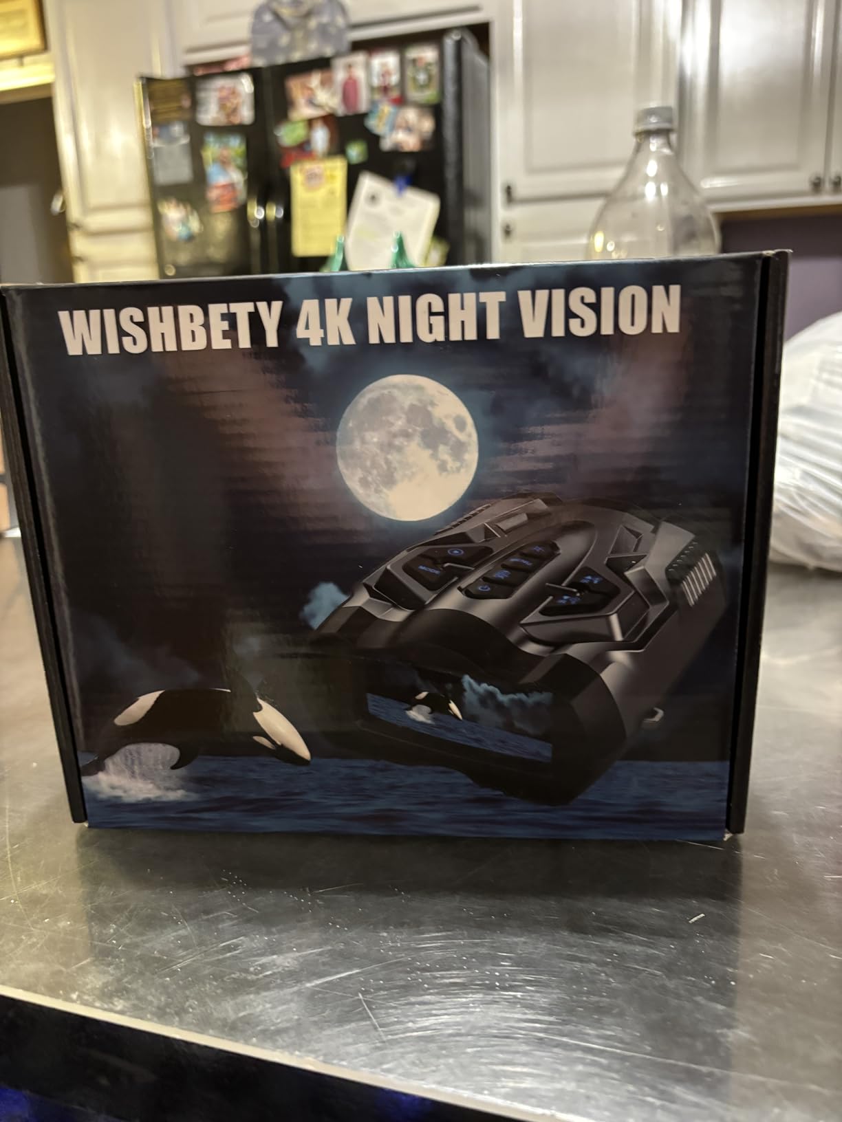 4K Night Vision Goggles for Adults,16X Zoom Night Vision Binoculars with 1000FT Infrared Range,5000mAh Rechargeable Battery,3.5 4K Night Vision Goggles for Adults,16X Zoom Night Vision Binoculars with 1000FT Infrared Range,5000mAh Rechargeable Battery,3.5
