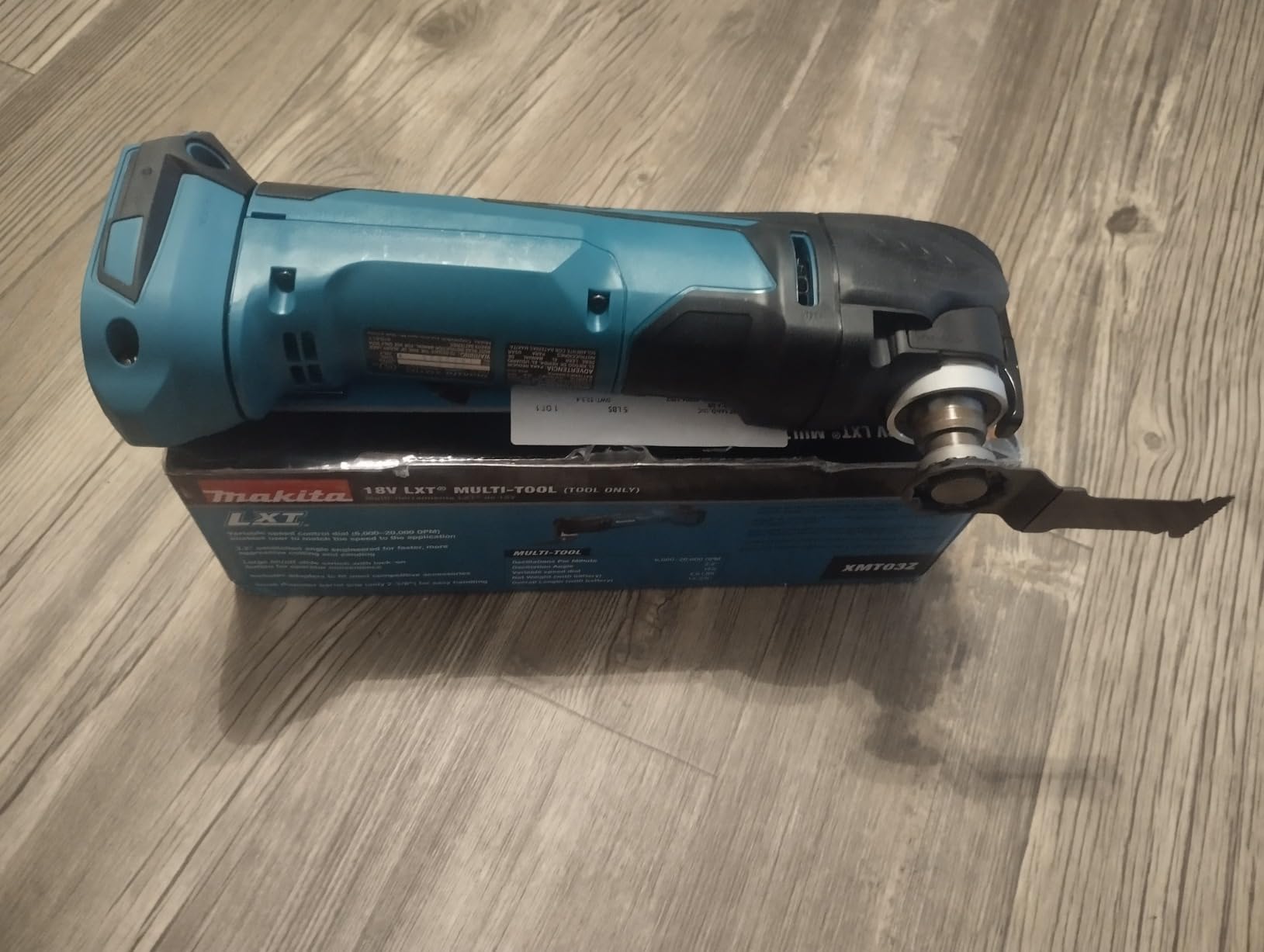 Makita XMT03Z 18V LXT® Lithium-Ion Cordless Multi-Tool, Tool Only Customer Review Makita XMT03Z 18V LXT® Lithium-Ion Cordless Multi-Tool, Tool Only - Customer Photo 2
