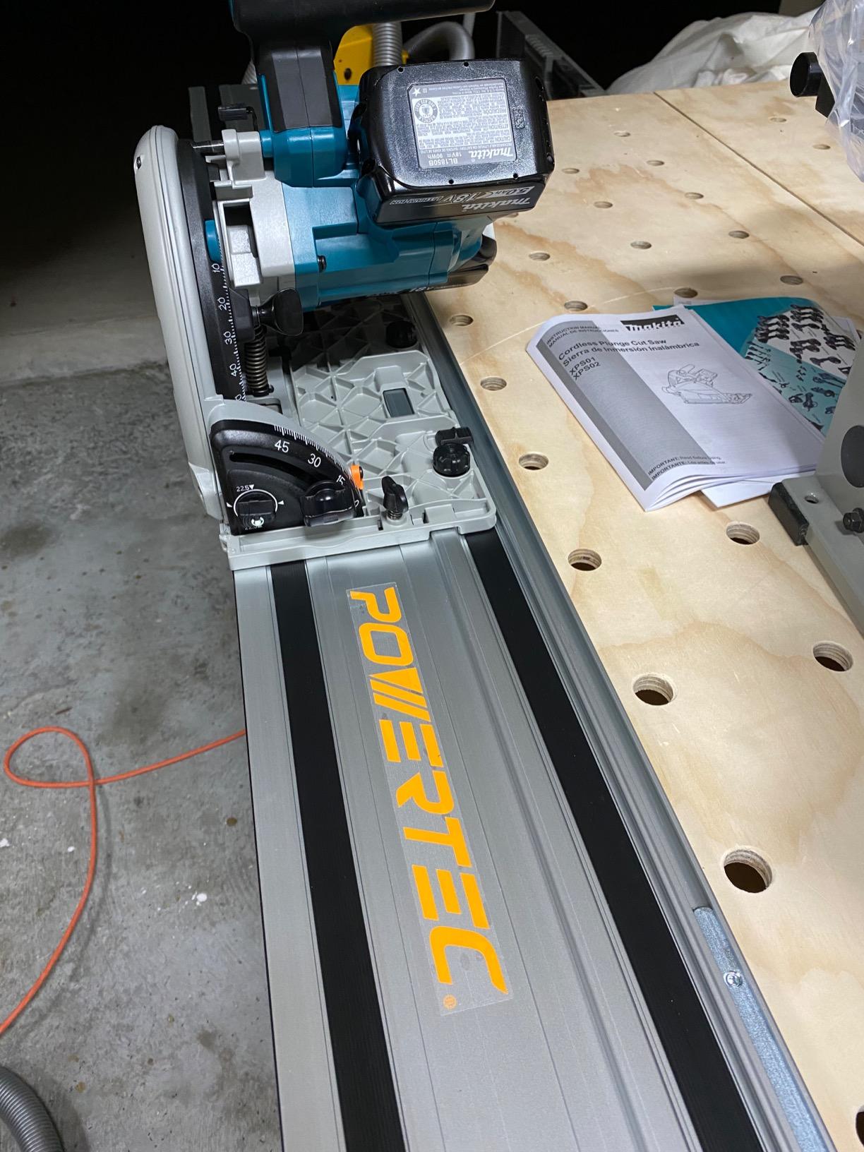 Makita XPS01PTJ 18-Volt X2 LXT Lithium-Ion (36V) Brushless Cordless 6-1/2 inch Plunge Circular Saw Kit (5.0Ah) with 199140-0 39 inch Guide Rail(Sold separately) Customer Review Makita XPS01PTJ 18-Volt X2 LXT Lithium-Ion (36V) Brushless Cordless 6-1/2 inch Plunge Circular Saw Kit (5.0Ah) with 199140-0 39 inch Guide Rail(Sold separately) - Customer Photo 1