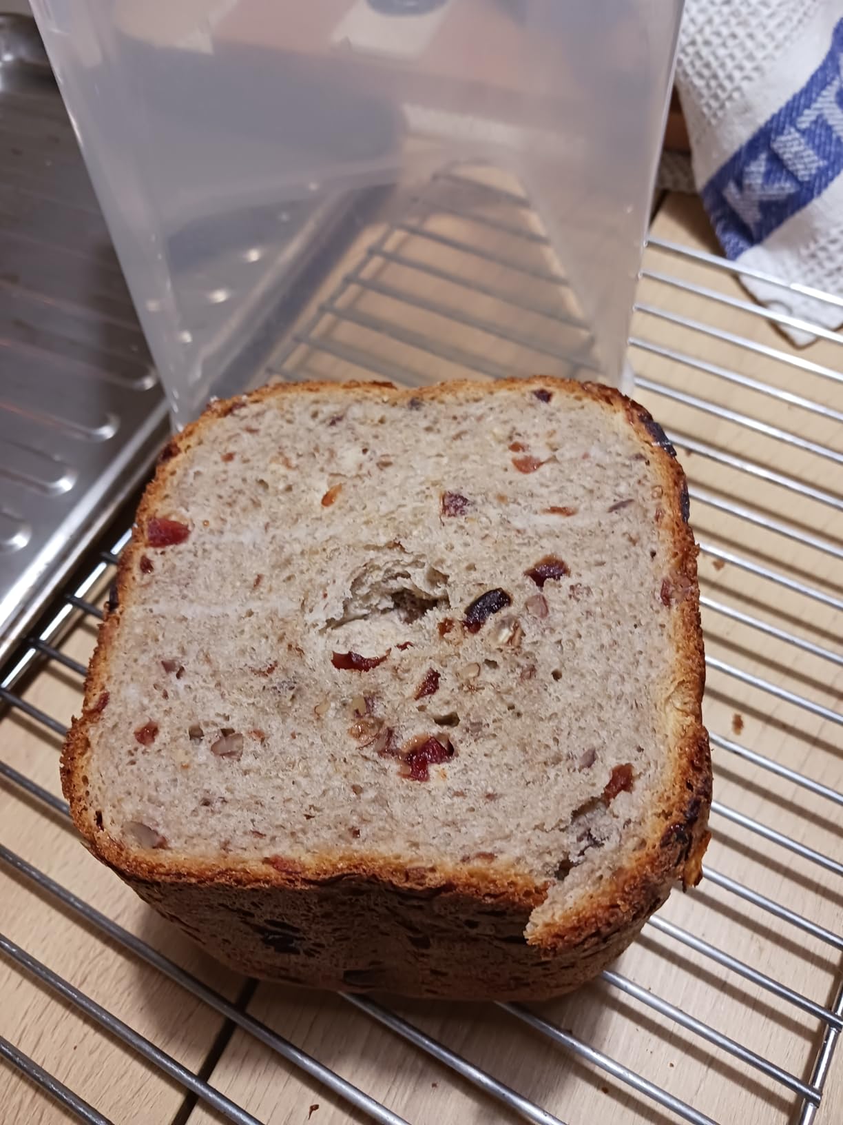 KITCHENARM 29-in-1 SMART Bread Machine with Gluten Free Setting 2LB 1.5LB 1LB Bread Maker Machine with Homemade Cycle - Stainless Steel Breadmaker with Recipes Whole Wheat Bread Making Machine - Customer Photo 1