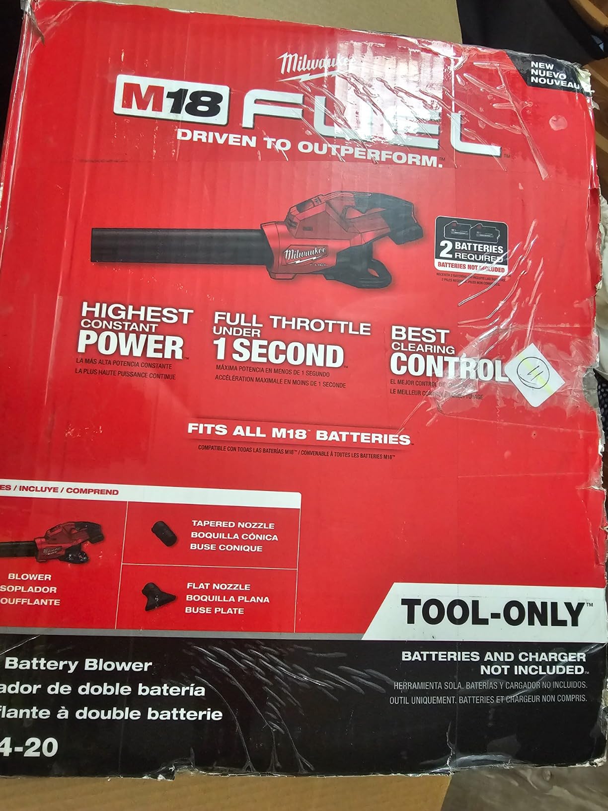 Milwaukee Electric - M18 Fuel. Dual Battery Blower - Customer Photo 4