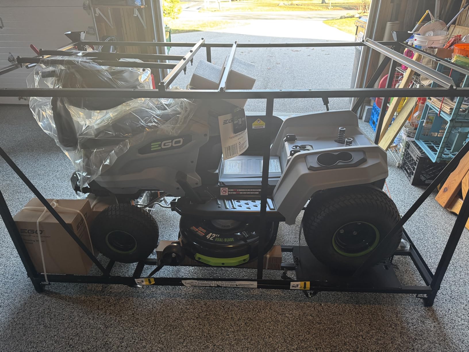 EGO Power+ Electric Riding Lawn Mower, 42 EGO Power+ Electric Riding Lawn Mower, 42