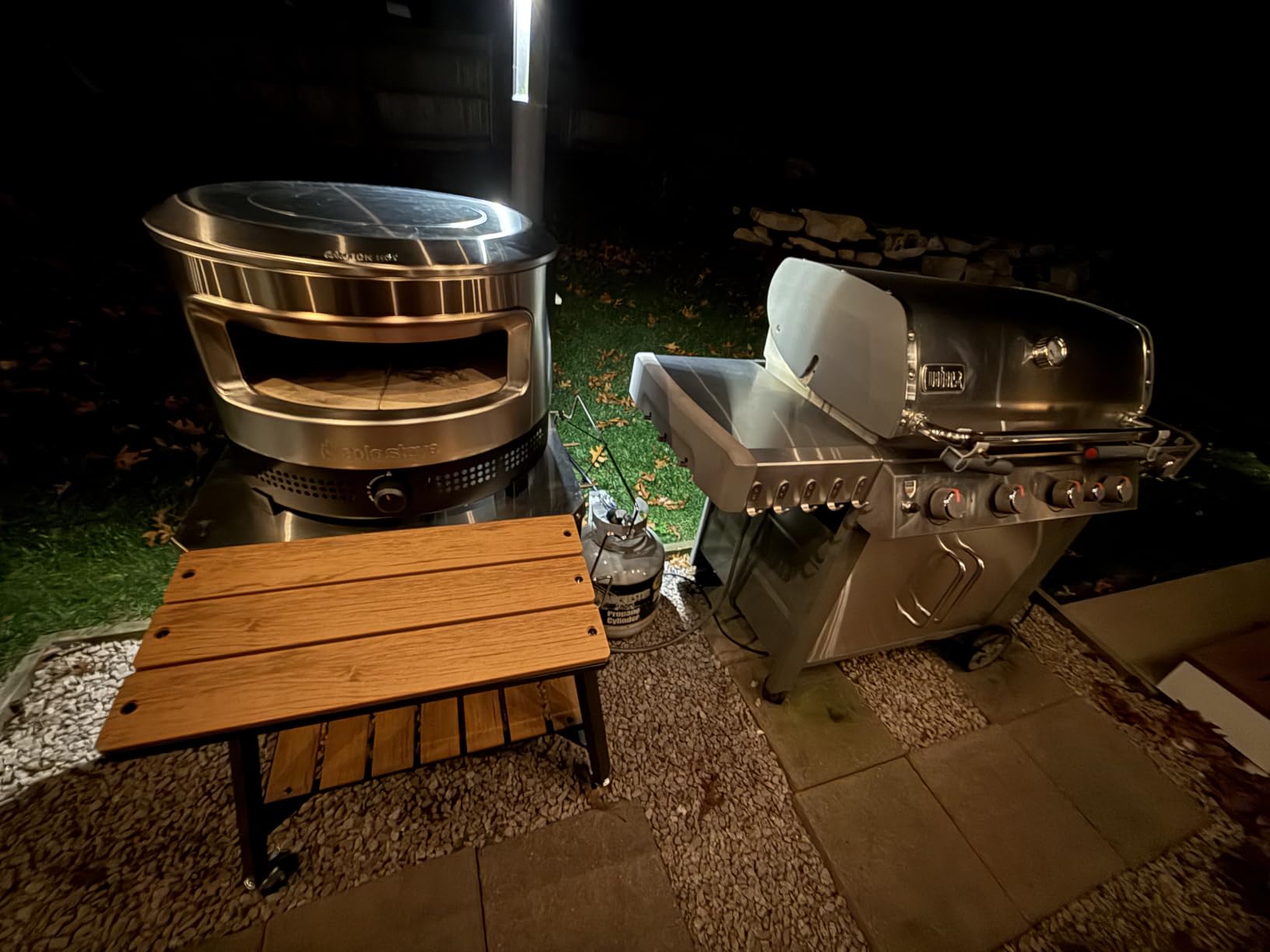 Solo Stove Pi Prime Pizza Oven Outdoor - Gas Pizza Oven Propane - Portable with Cordierite Stone Cooking Surface - Demi-Dome Design - Wide-Mouthed Opening - Stainless Steel - Customer Photo 1