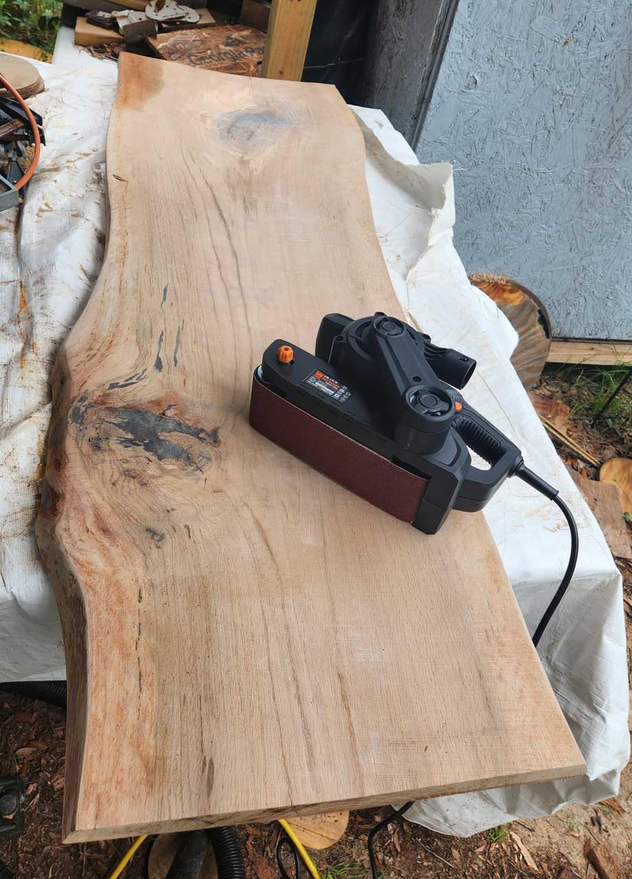 WEN 7.5-Amp 3-by-21-Inch Variable Speed Handheld Portable Belt Sander (HB321V) Customer Review WEN 7.5-Amp 3-by-21-Inch Variable Speed Handheld Portable Belt Sander (HB321V) - Customer Photo 2
