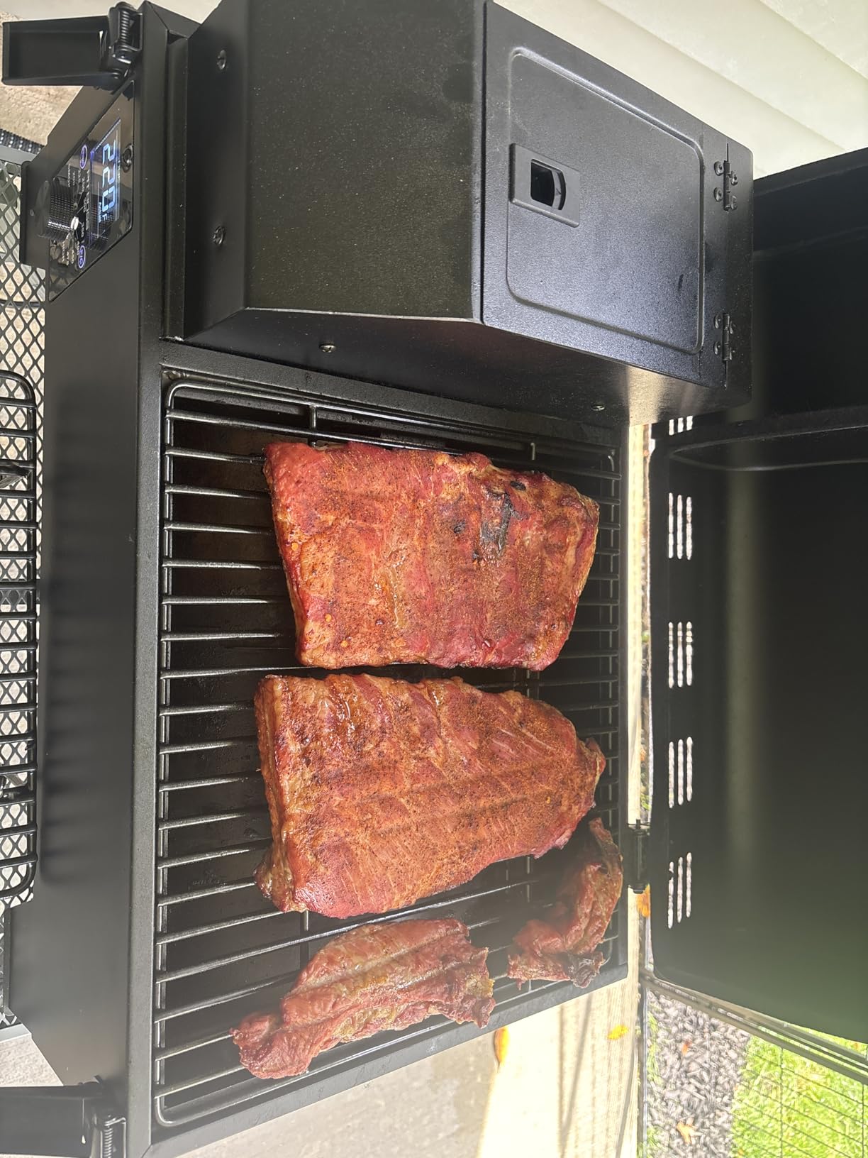 Pit Boss PB150PPG Table Top Wood Pellet Grill, Black - 11091 Customer Review Pit Boss PB150PPG Table Top Wood Pellet Grill, Black - 11091 - Customer Photo 2