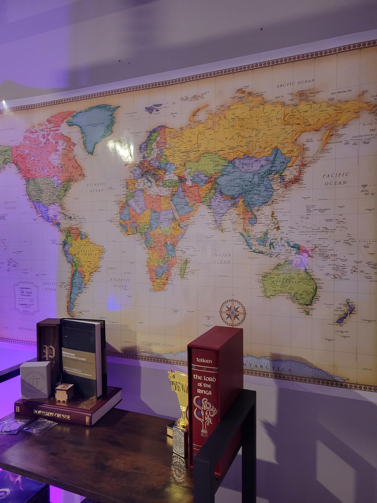 Rand McNally Classic Edition World Wall Map - 50