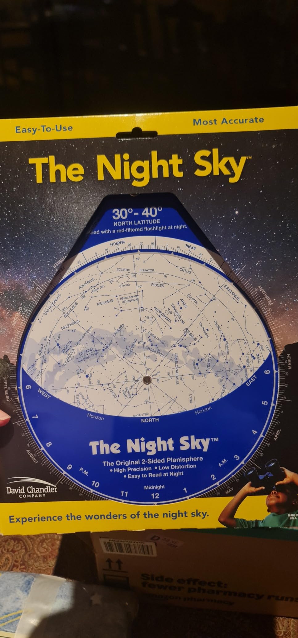 The Night Sky 30-40 (Large; North Latitude) Star Finder customer photo 2