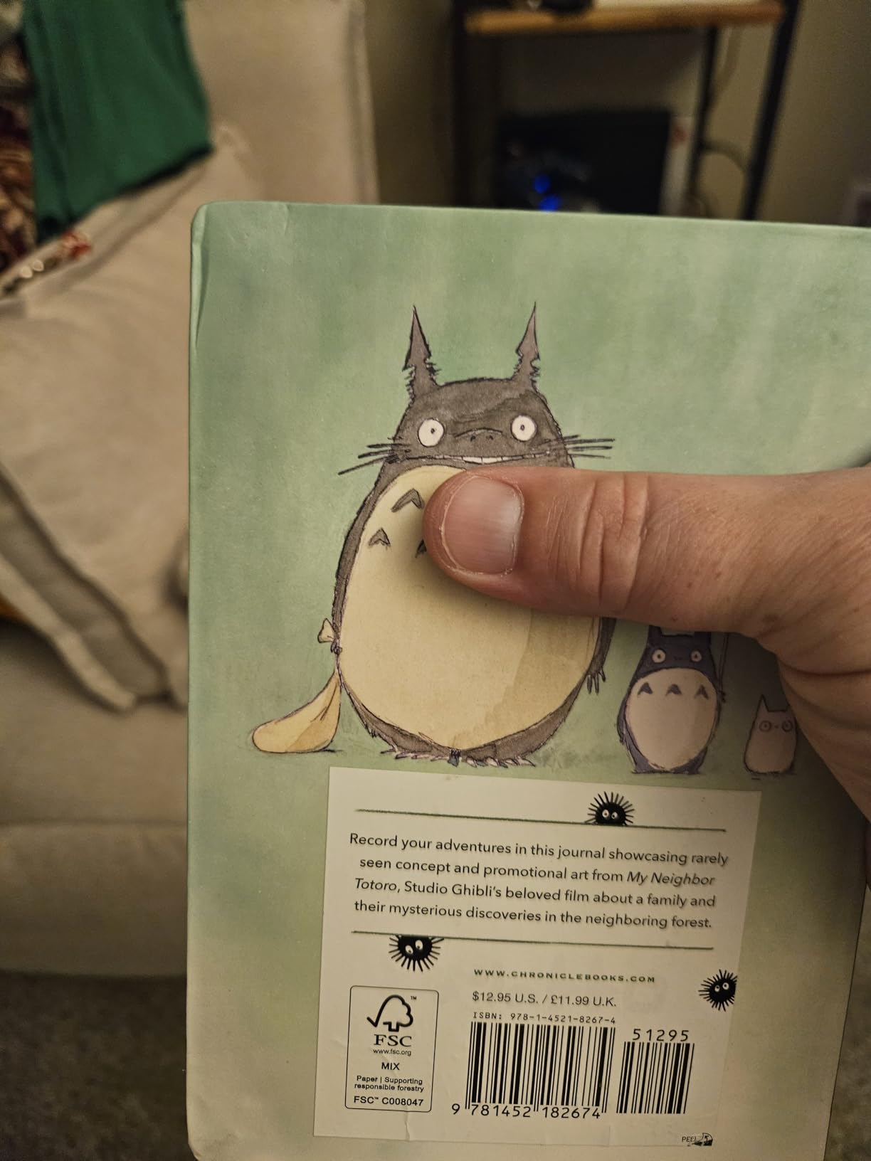 Studio Ghibli My Neighbor Totoro Journal (Ocarina Under the Moon): (Hayao Miyazaki Concept Art Notebook, Gift for Studio Ghibli Fan) customer photo 1