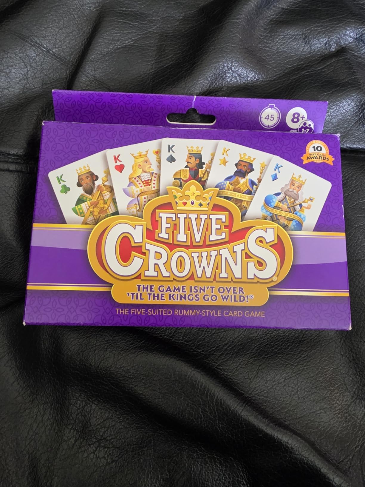 Five Crowns Rummy Style Card Game for Kids and Adults, Family Game Night, Travel Games, Screen-Free, Holiday Game, Playing Cards, Award-Winning customer photo 1